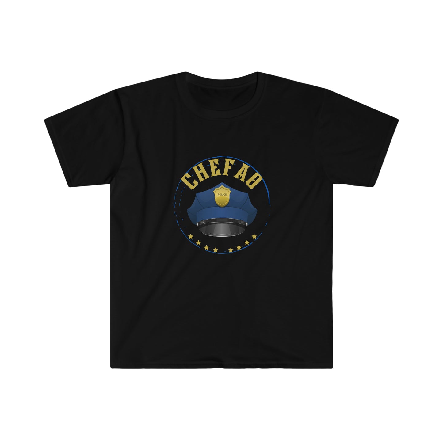 Chefao Police III, Unisex Softstyle T-Shirt