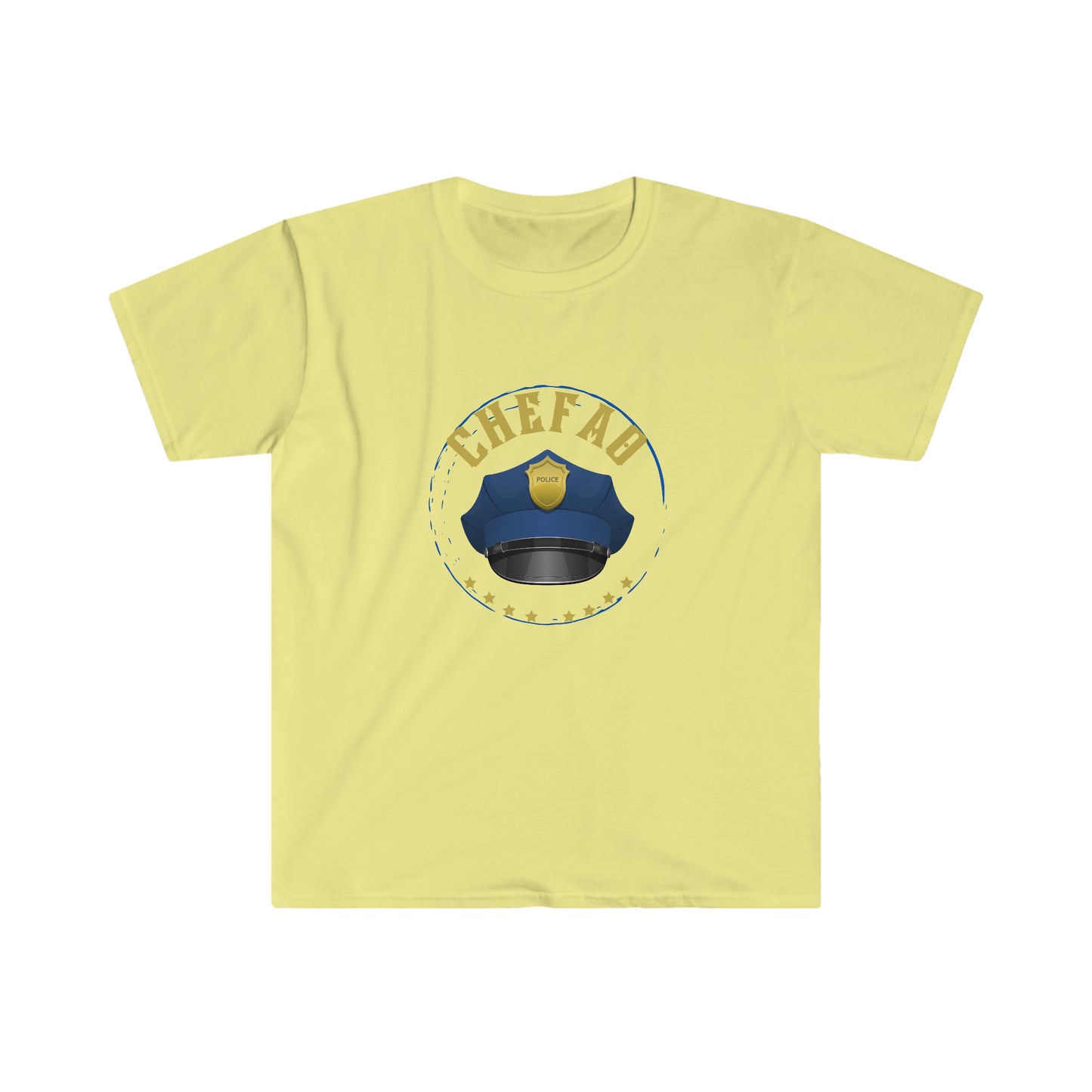 Chefao Police III, Unisex Softstyle T-Shirt