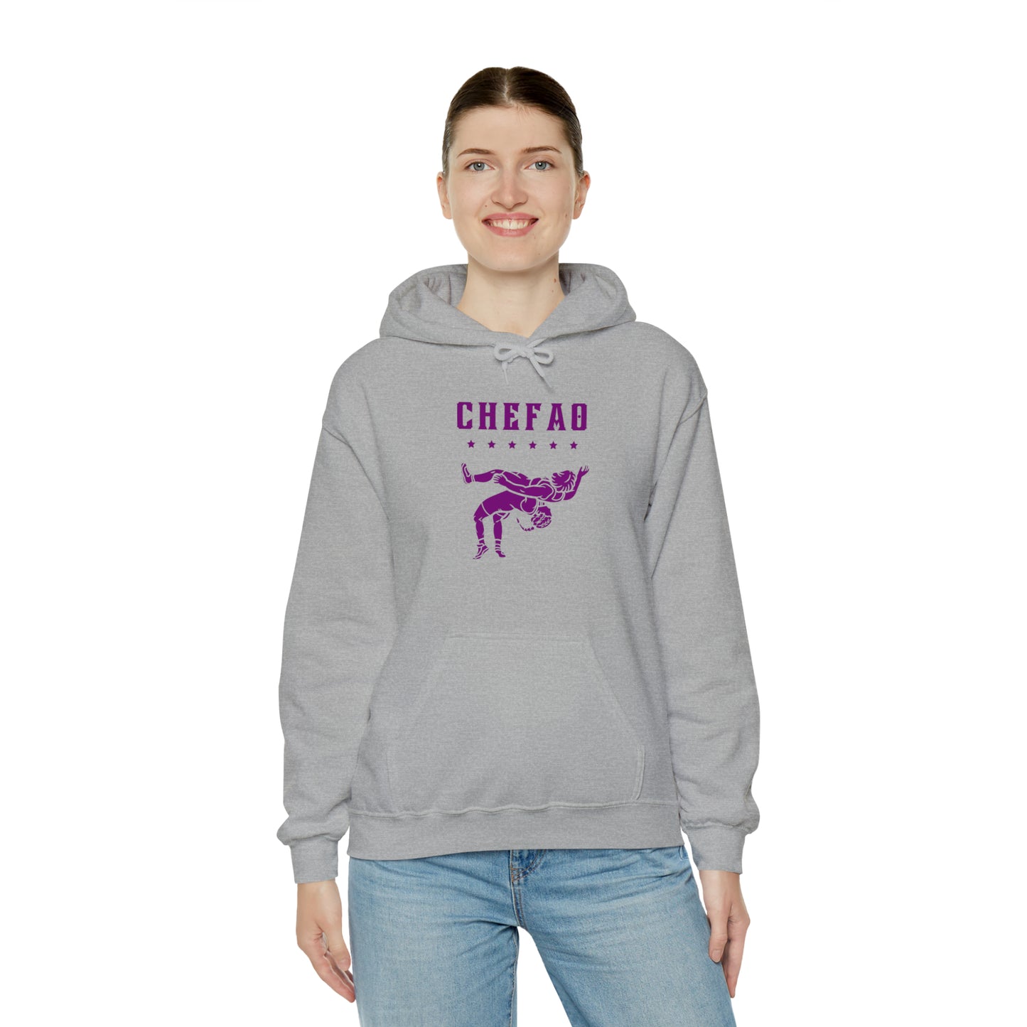Chefao Wrestling VIII, Unisex Heavy Blend Hooded Sweatshirt