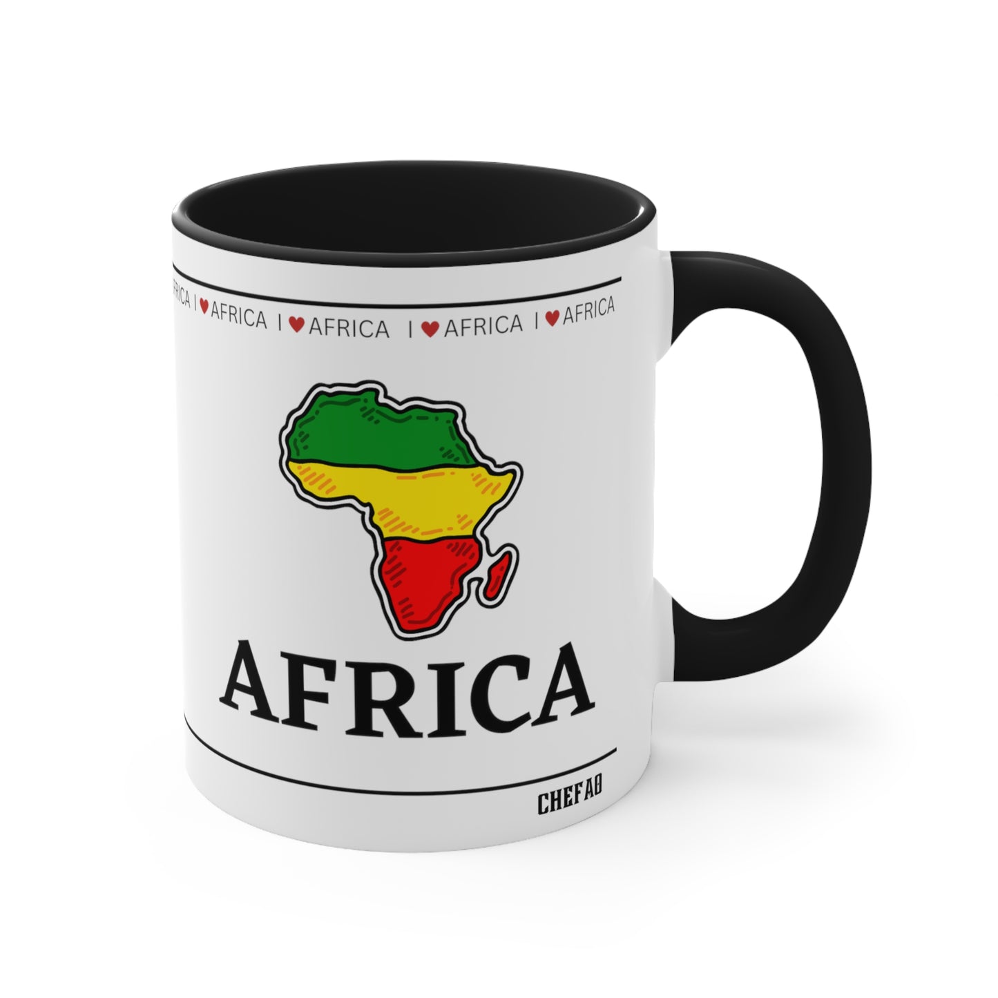 I Love Africa - Coffee Mug, 11oz
