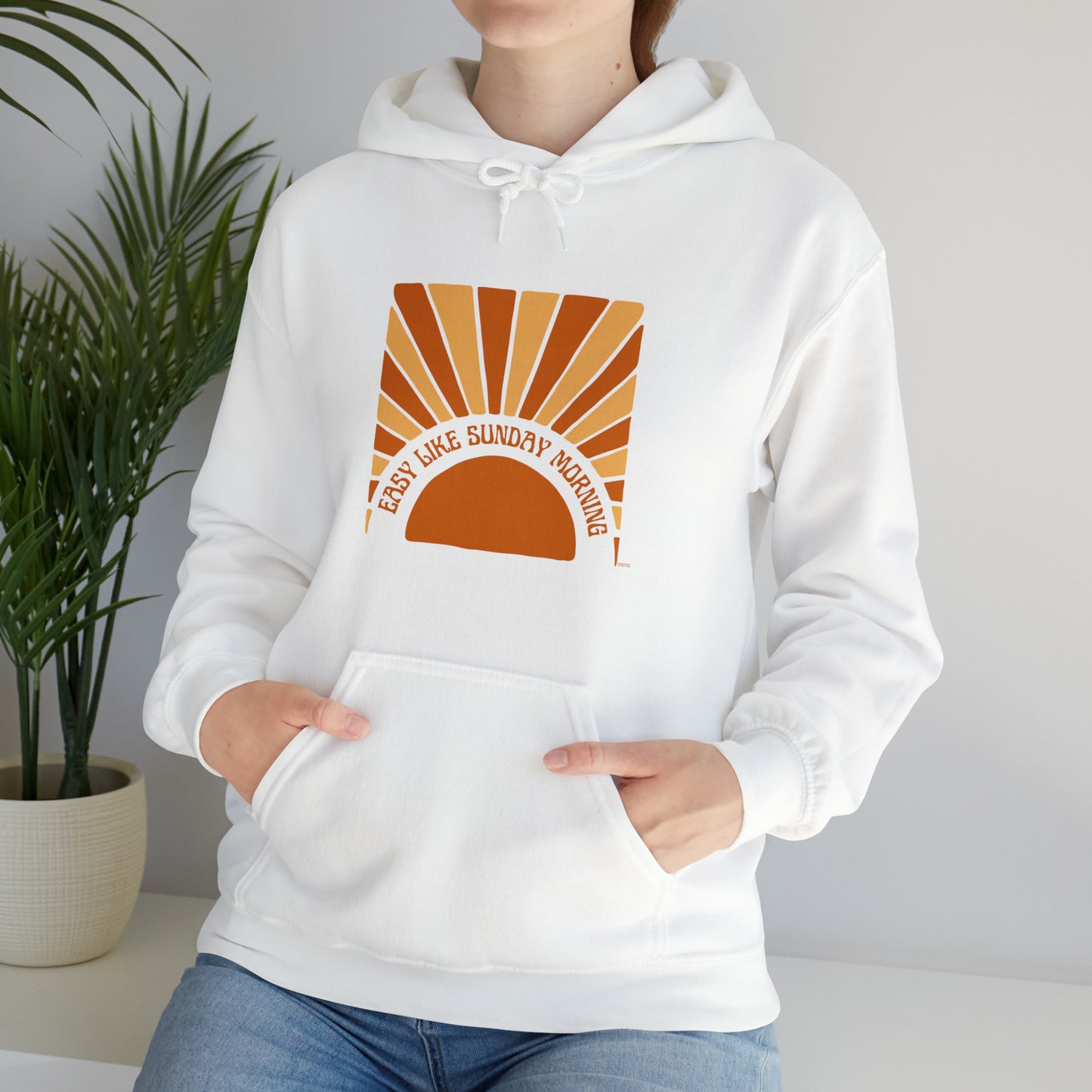 Easy Like Sunday Morning, Unisex Heavy Blend Hooded Sweatshirt