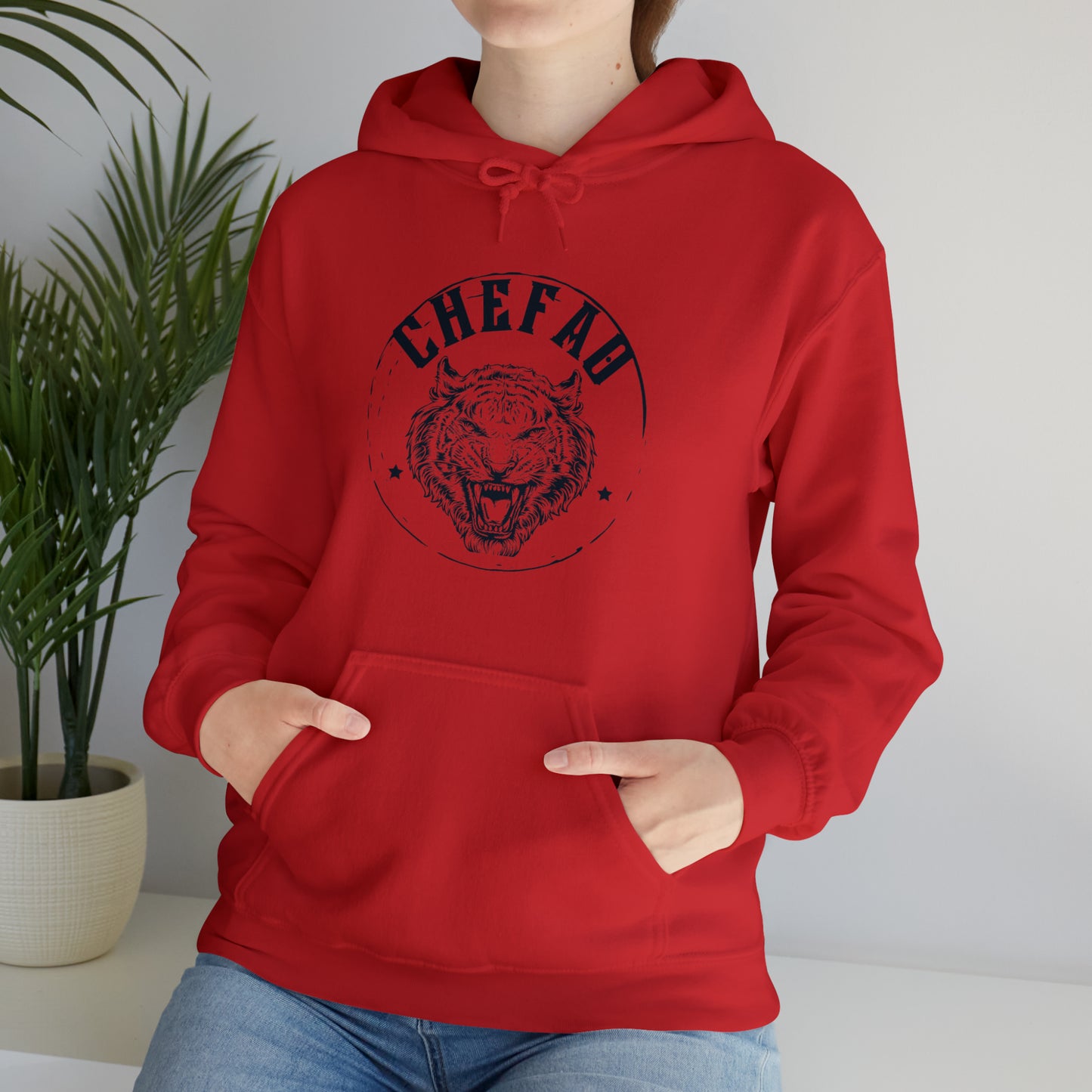 Chefao Tiger II, Unisex Heavy Blend Hooded Sweatshirt