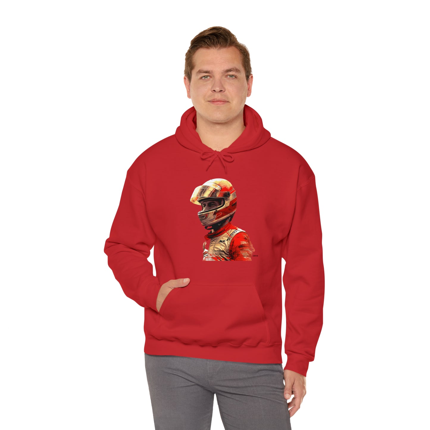 Racecar Driver, Unisex Heavy Blend Hooded Sweatshirt
