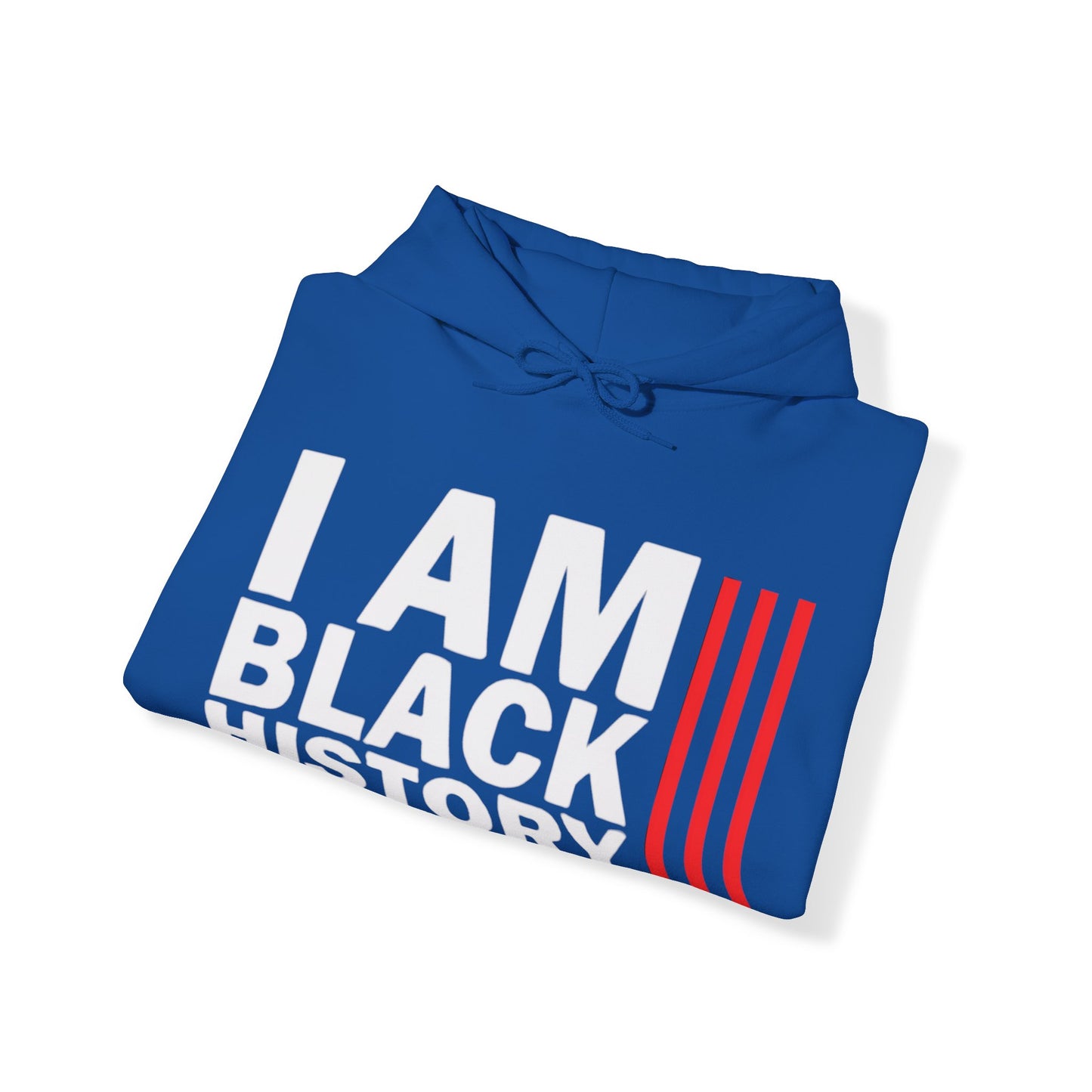Chefao I Am Black History I, Unisex Heavy Blend Hooded Sweatshirt