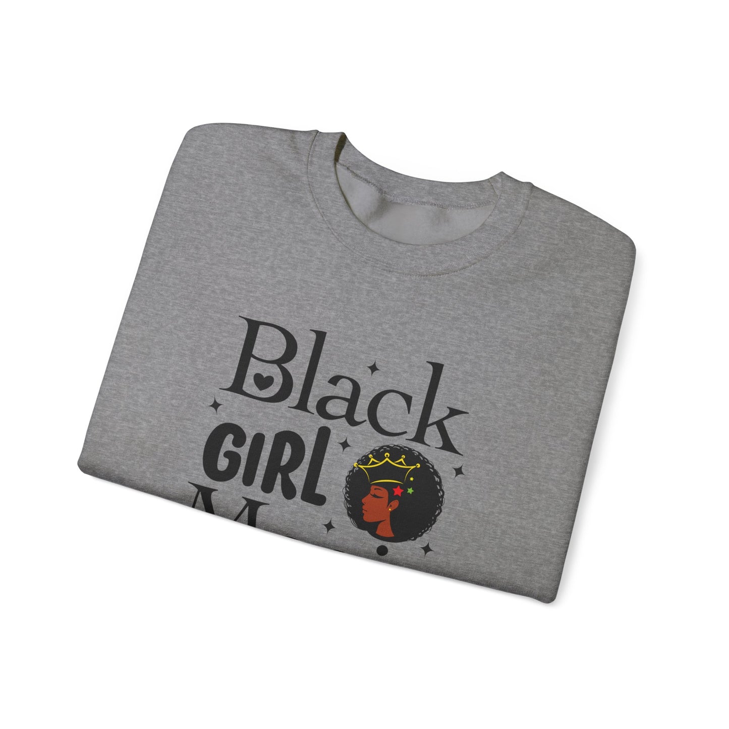 Chefao Black Girl Magic I, Unisex Heavy Blend™ Crewneck Sweatshirt