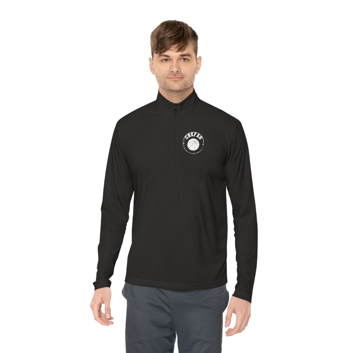 Chefao Basketball IV, Unisex Quarter-Zip Pullover