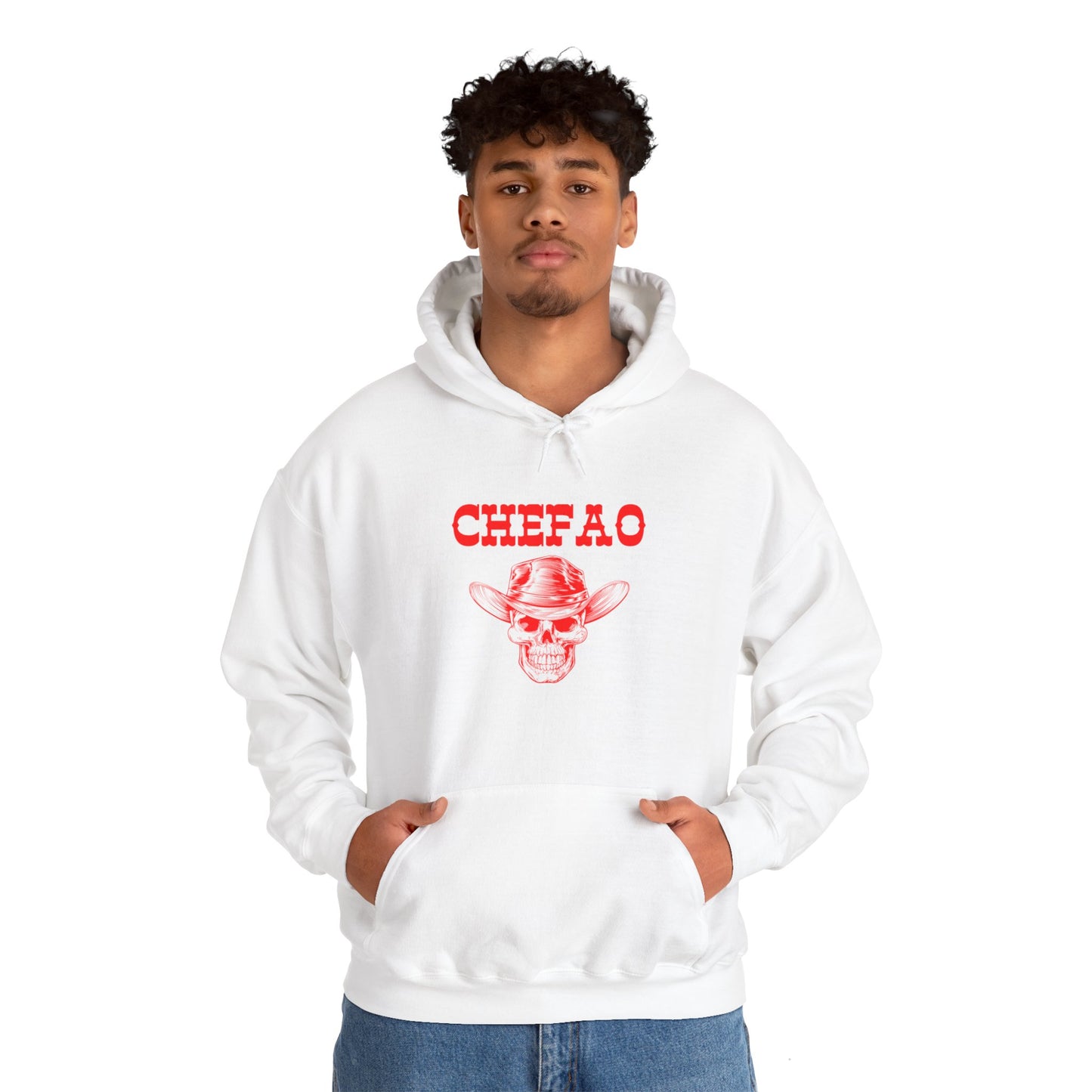 Chefao Cowboy VII, Unisex Heavy Blend Hooded Sweatshirt