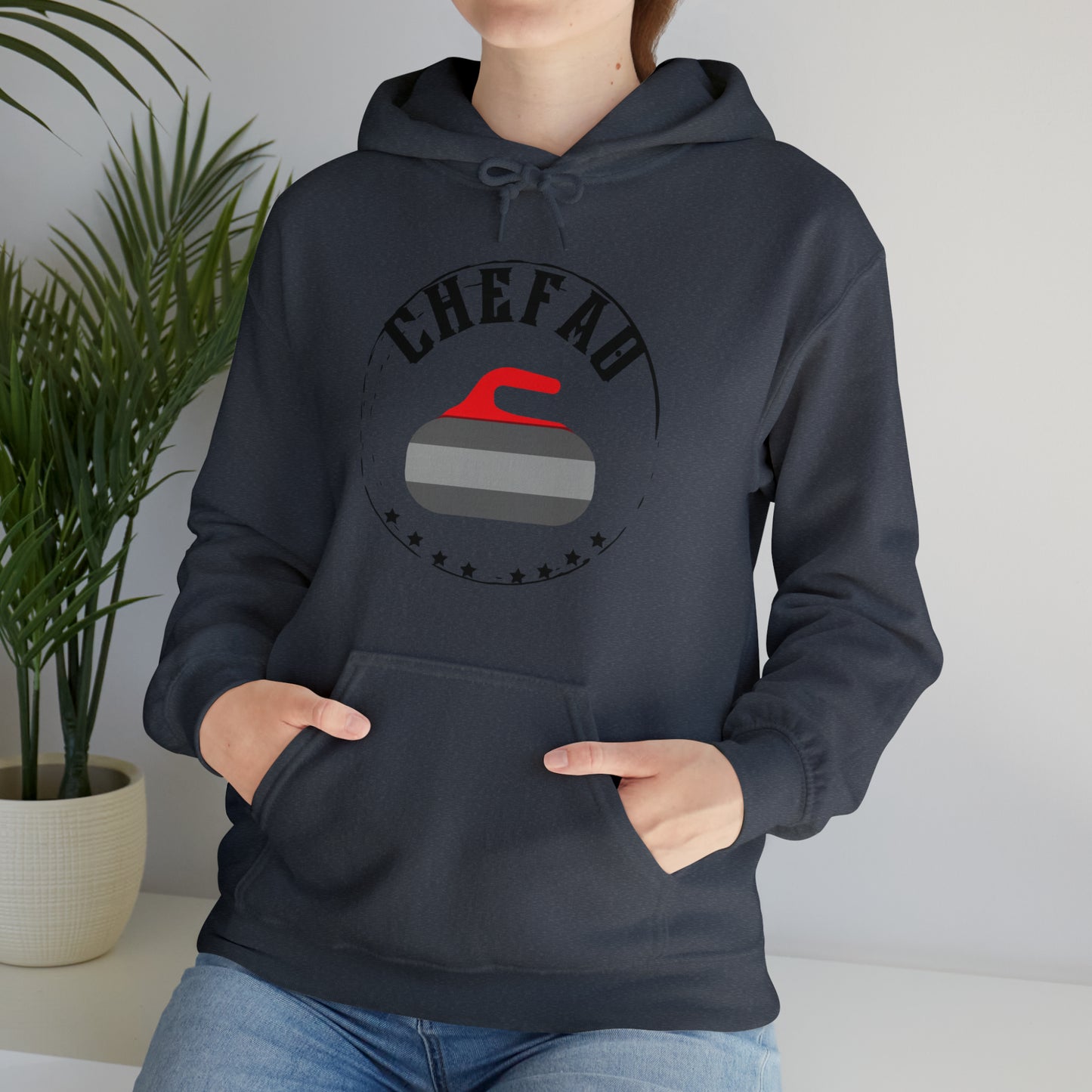 Chefao Curling I, Unisex Heavy Blend Hooded Sweatshirt