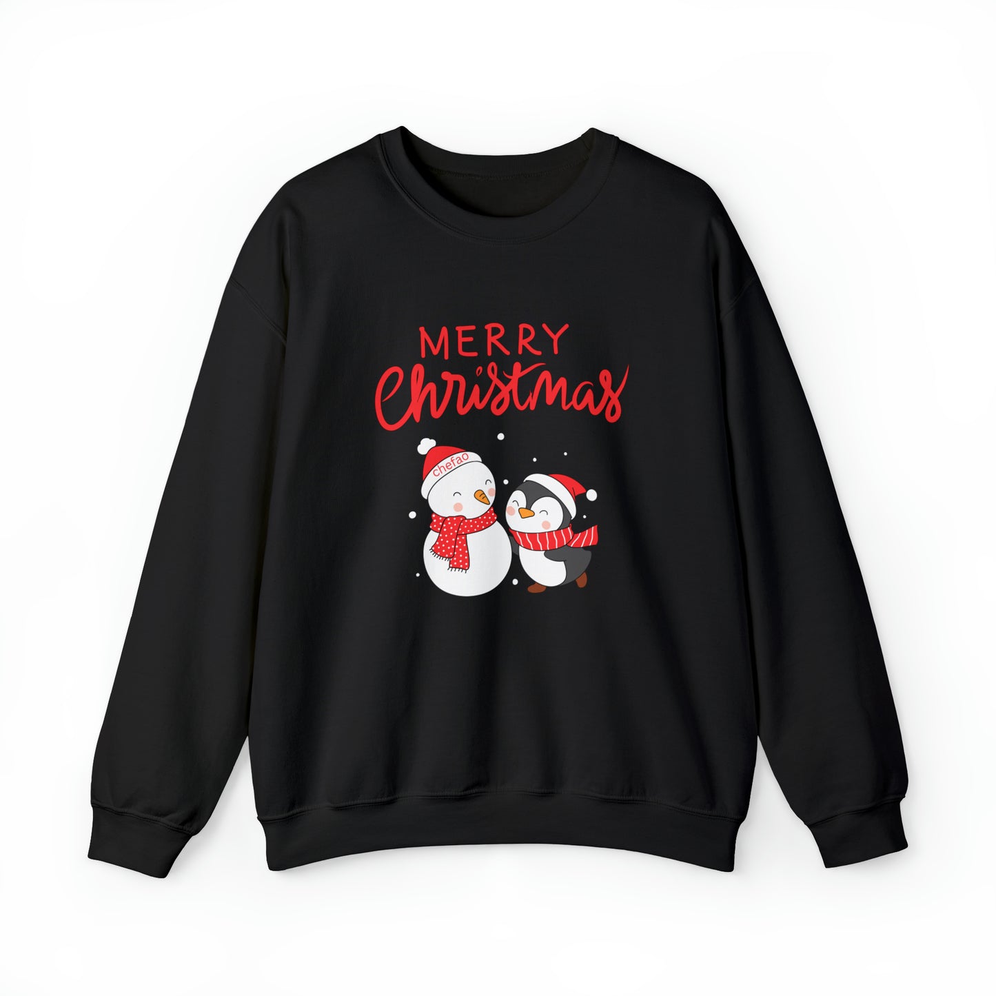Merry Christmas I, Unisex Heavy Blend Crewneck Sweatshirt