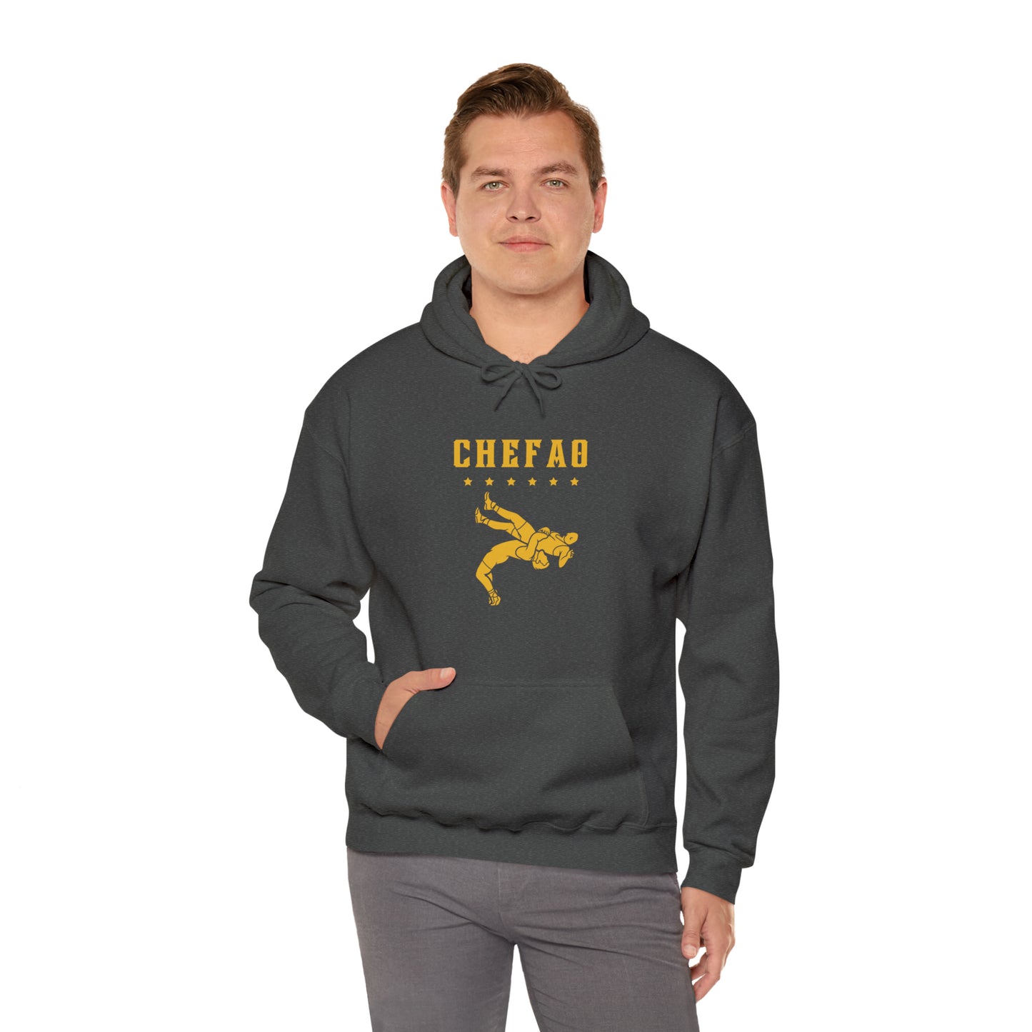 Chefao Wrestling IV, Unisex Heavy Blend Hooded Sweatshirt