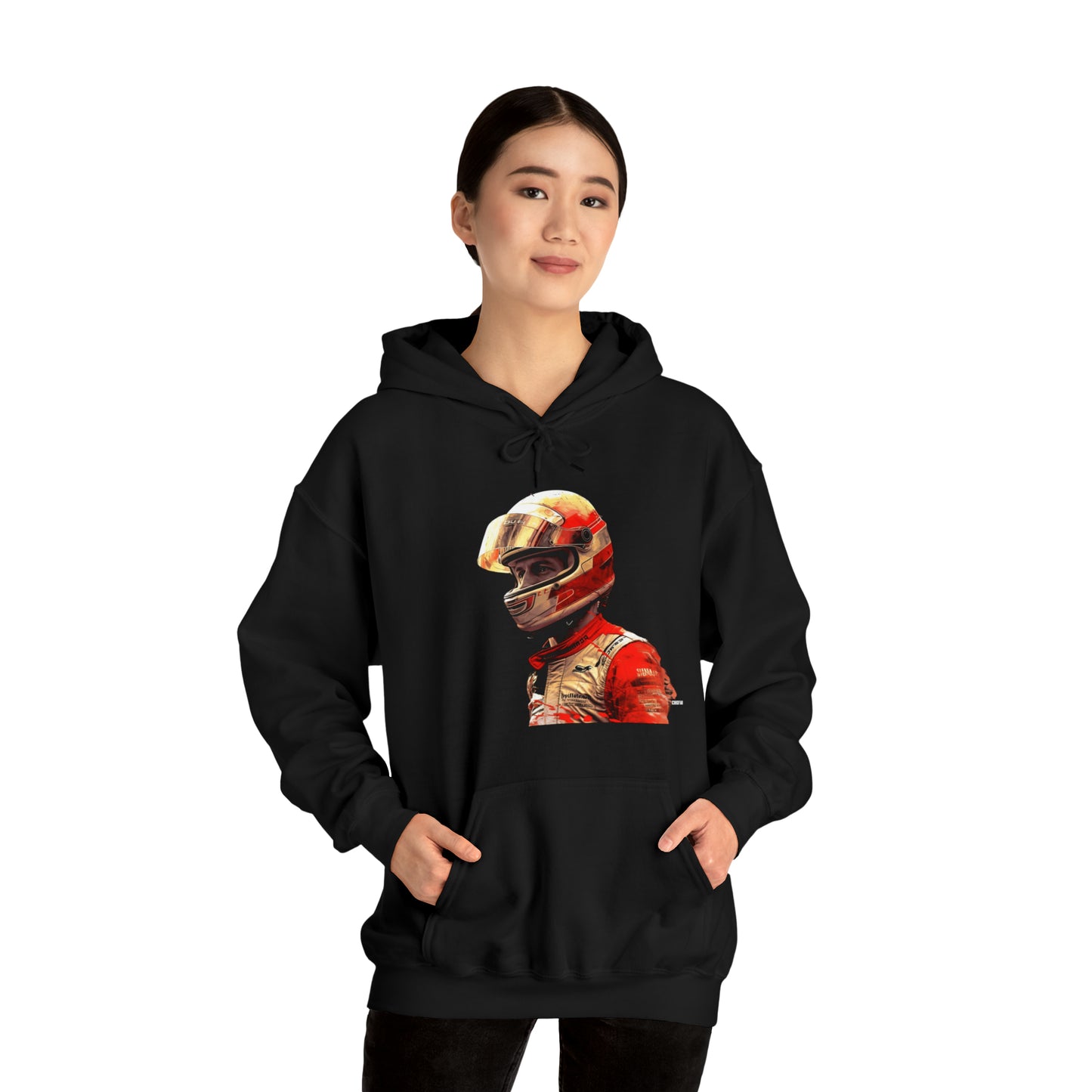 Racecar Driver, Unisex Heavy Blend Hooded Sweatshirt