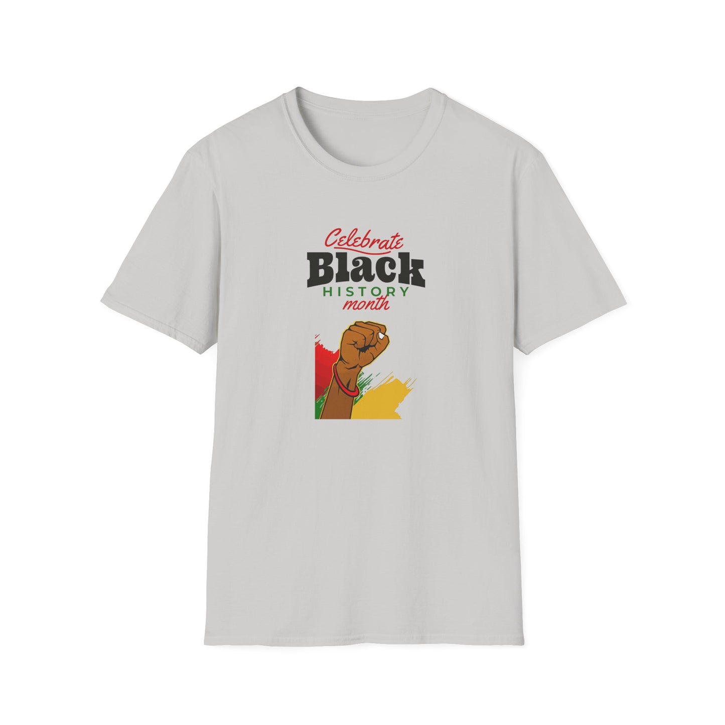 Celebrate Black History Month I, Unisex Softstyle T-Shirt