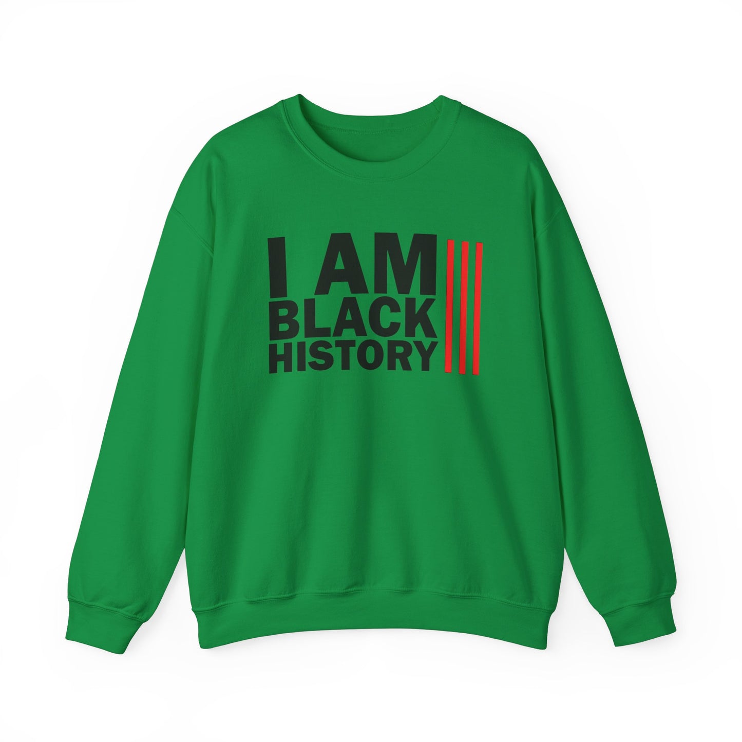 Chefao I Am Black History I, Unisex Heavy Blend™ Crewneck Sweatshirt