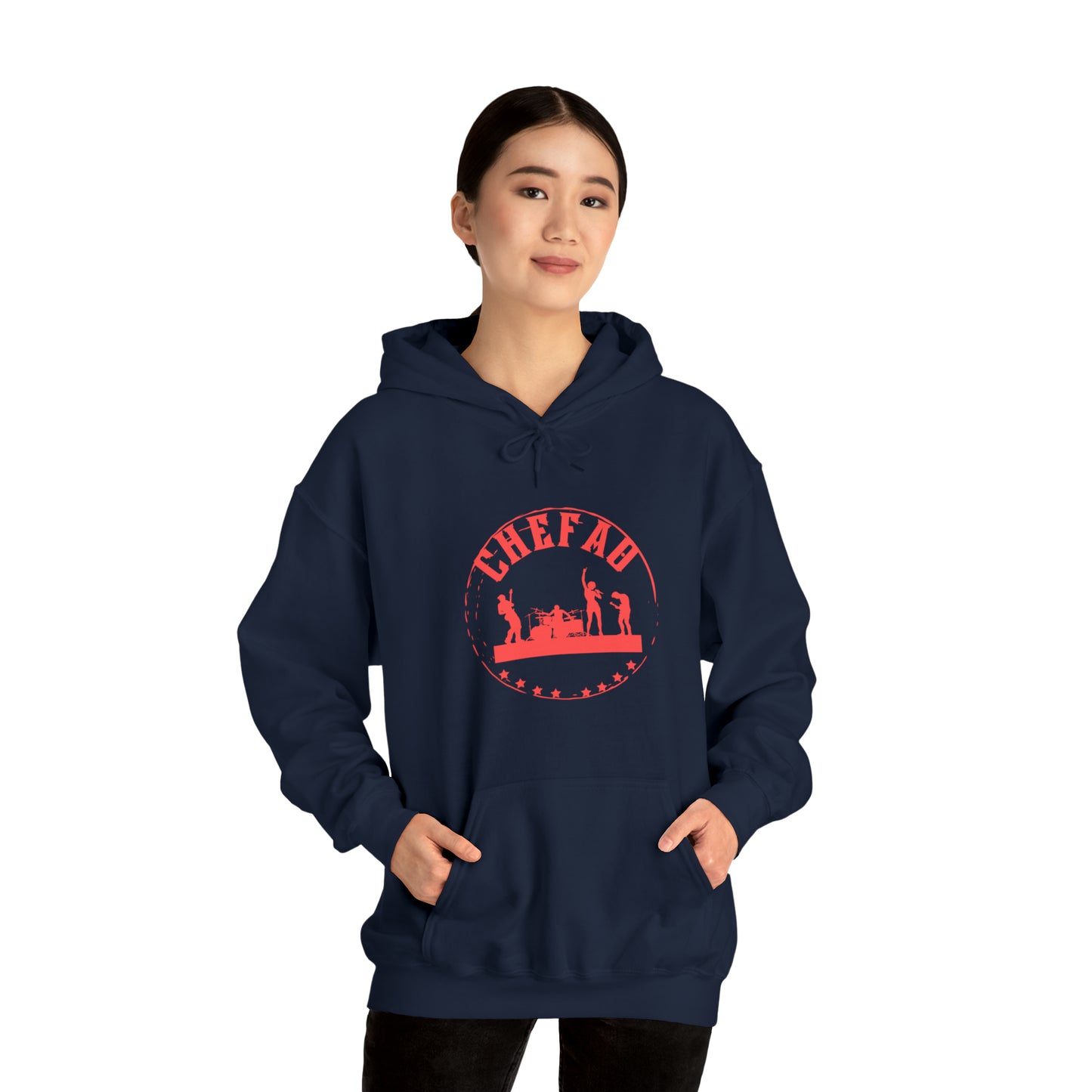 Chefao Band I, Unisex Heavy Blend Hooded Sweatshirt