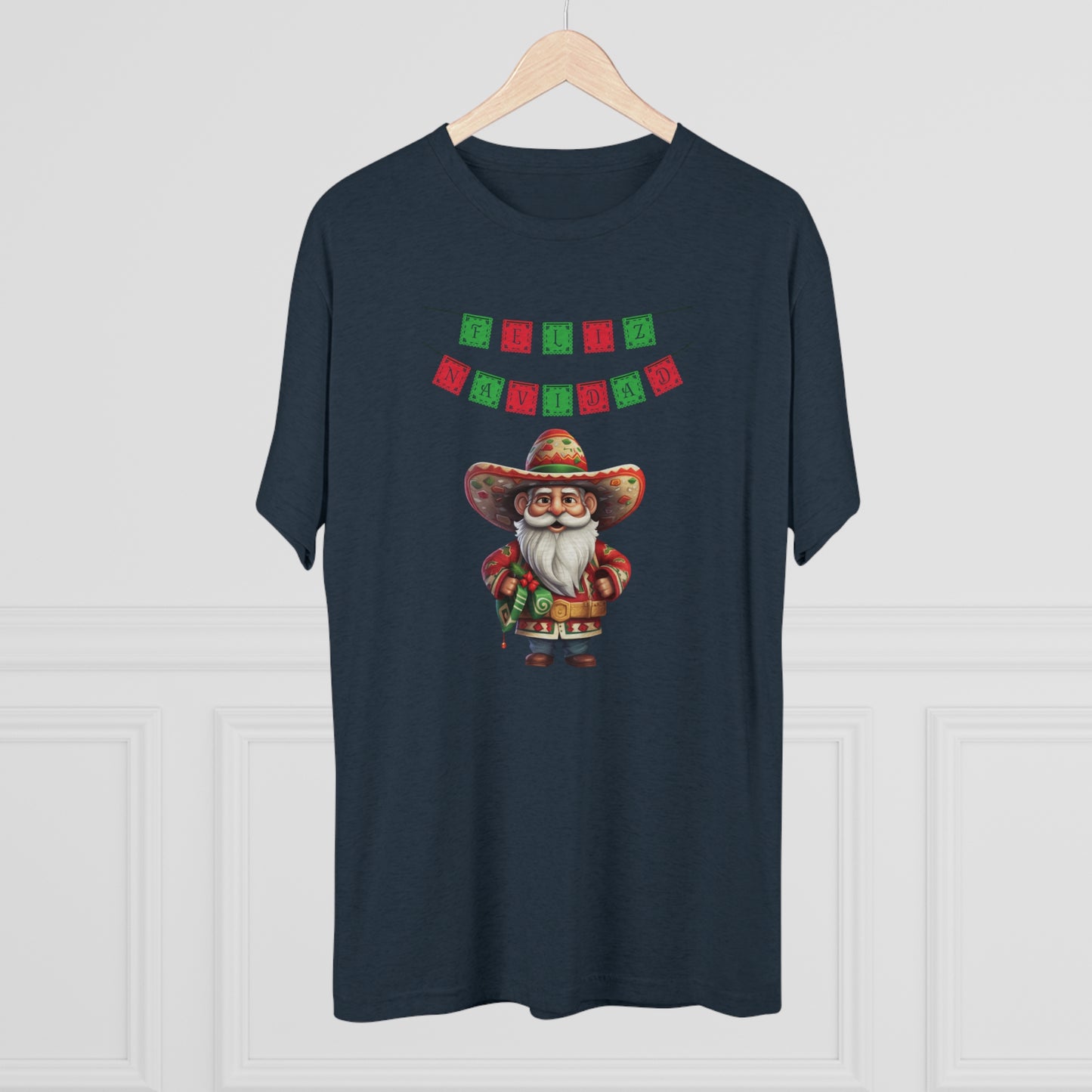Feliz Navidad I, Unisex Tri-Blend Crew Tee