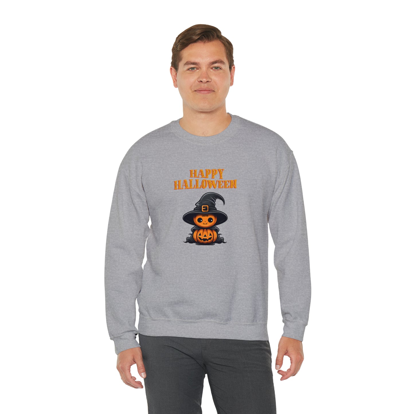 Happy Halloween, Unisex Heavy Blend Crewneck Sweatshirt
