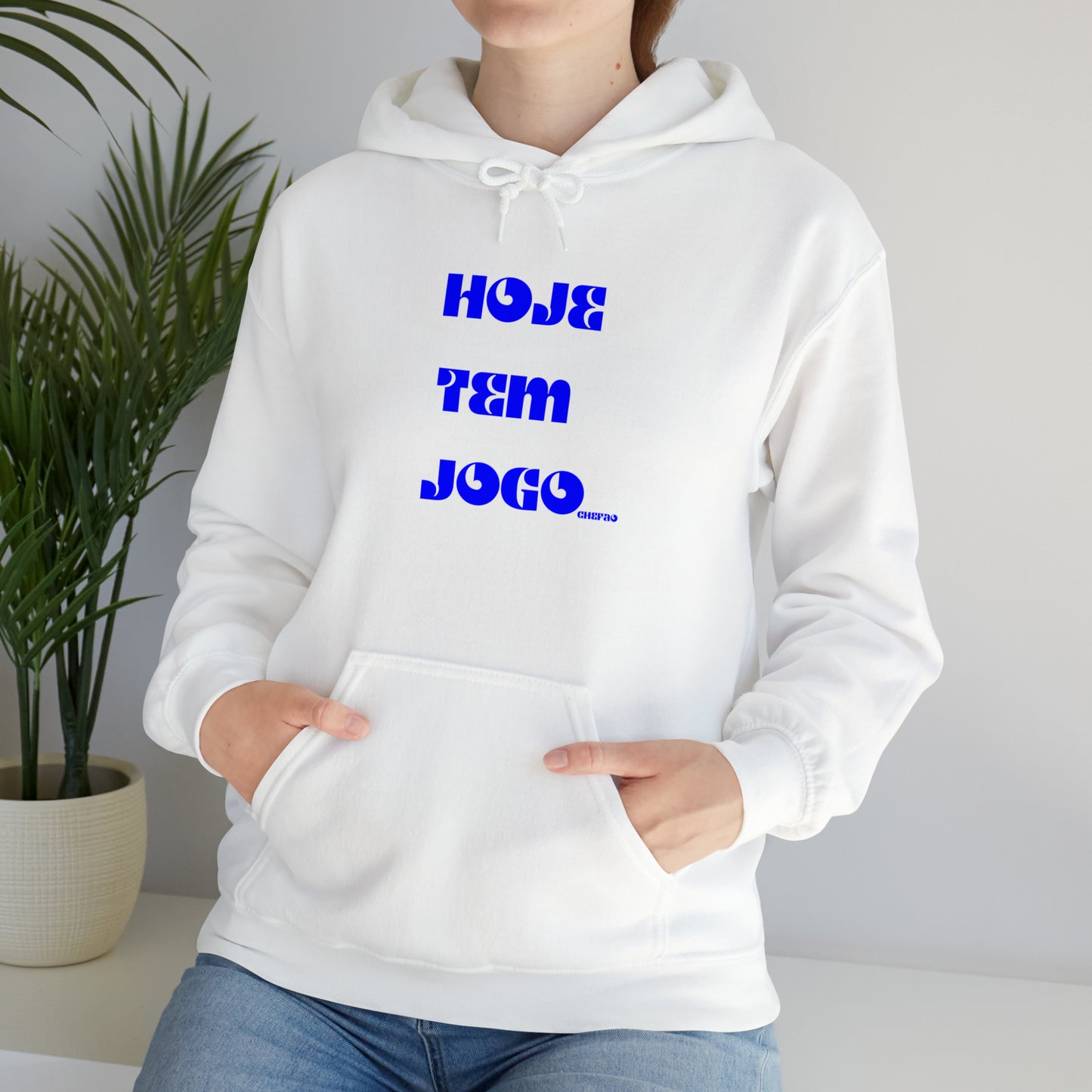Hoje Tem Jogo I, Unisex Heavy Blend Hooded Sweatshirt