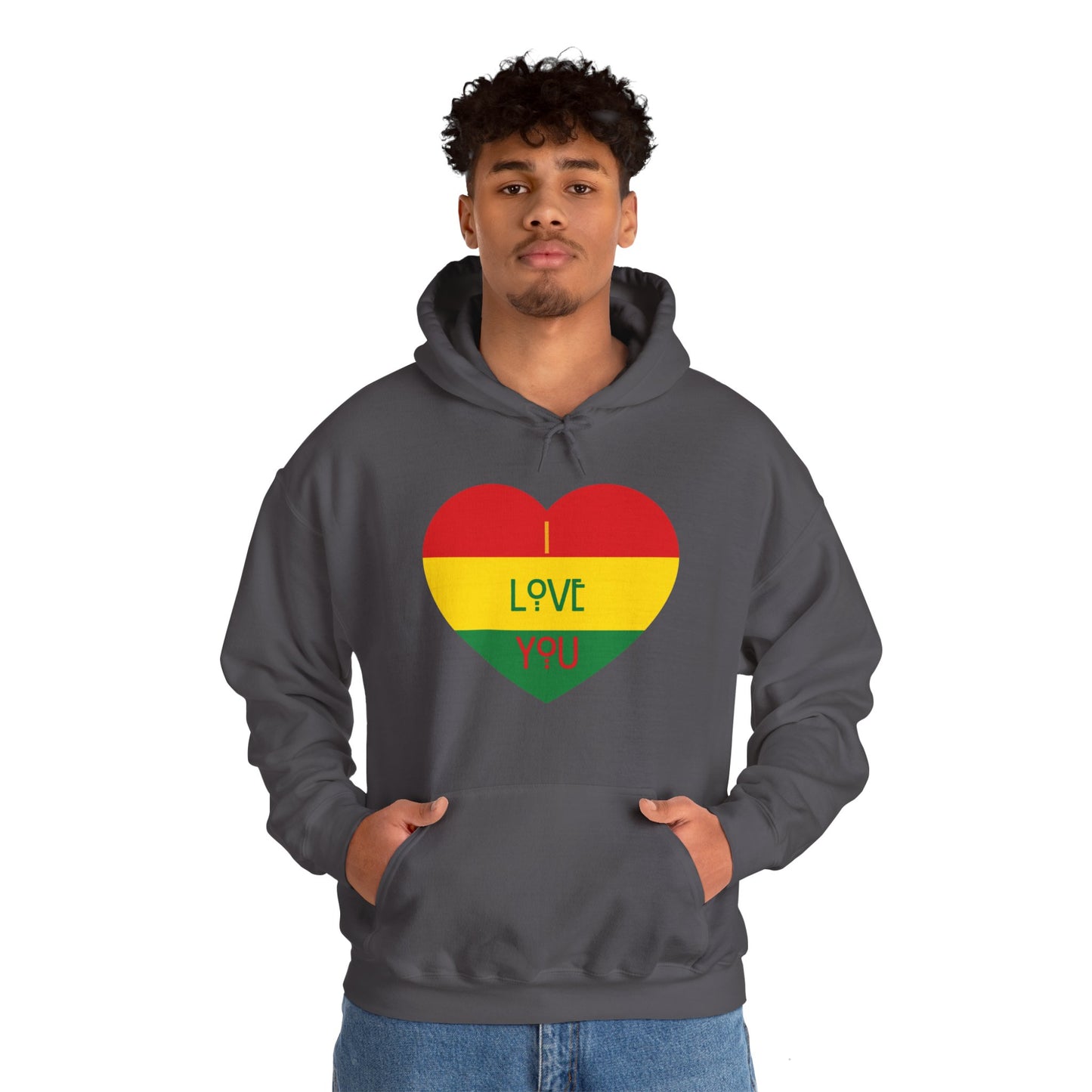 Chefao I Love You I, Unisex Heavy Blend Hooded Sweatshirt