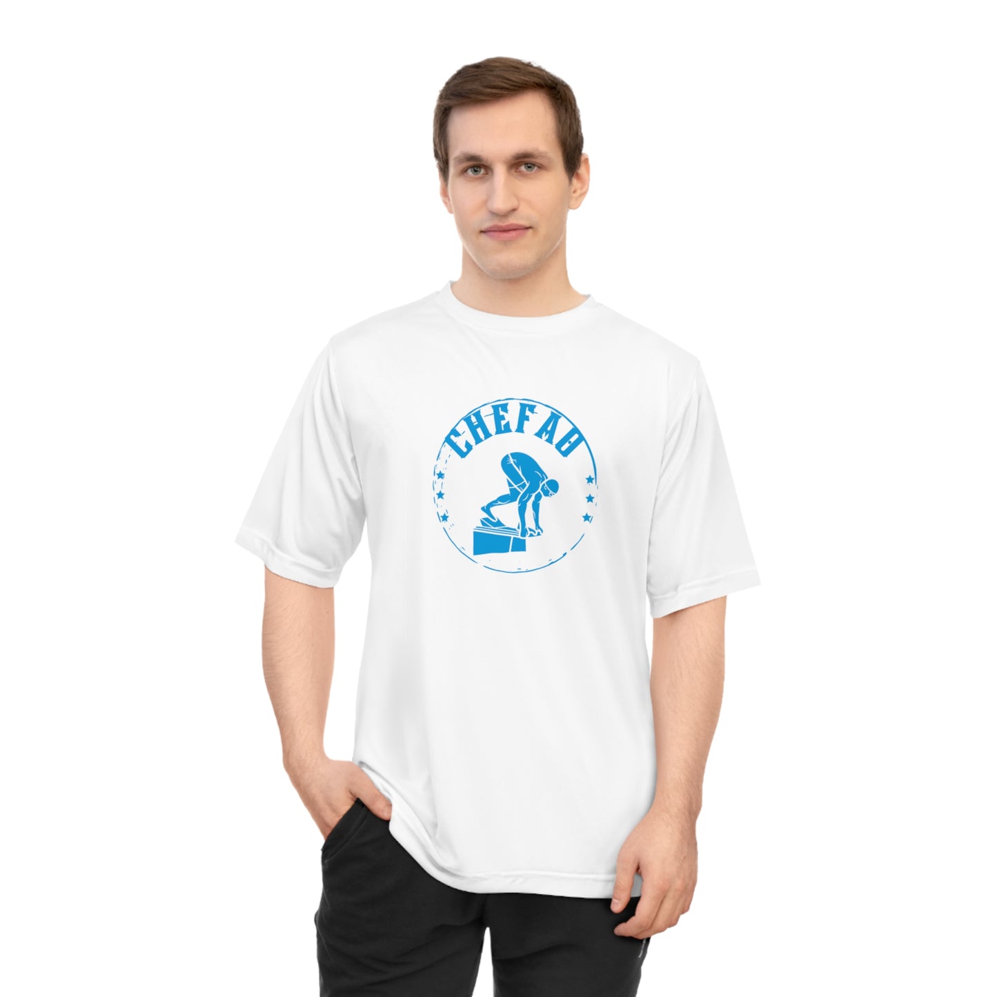 Chefao Swimmer I, Unisex Zone Performance T-shirt