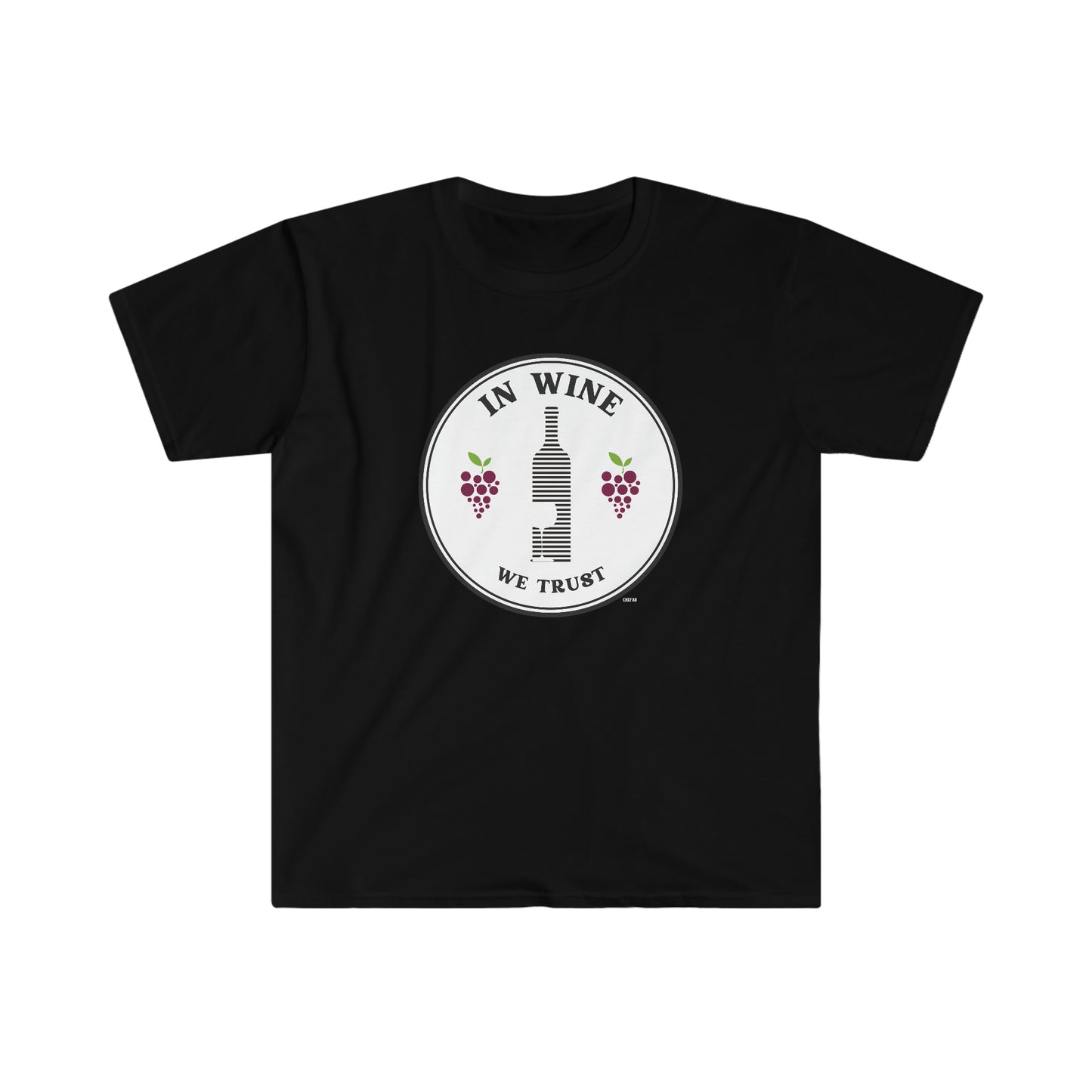 In Wine We Trust, Unisex Softstyle T-Shirt