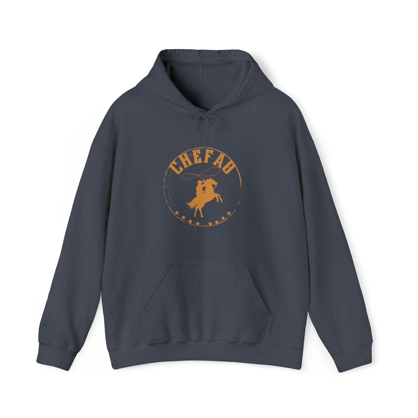 Chefao Cowboy V, Unisex Heavy Blend Hooded Sweatshirt
