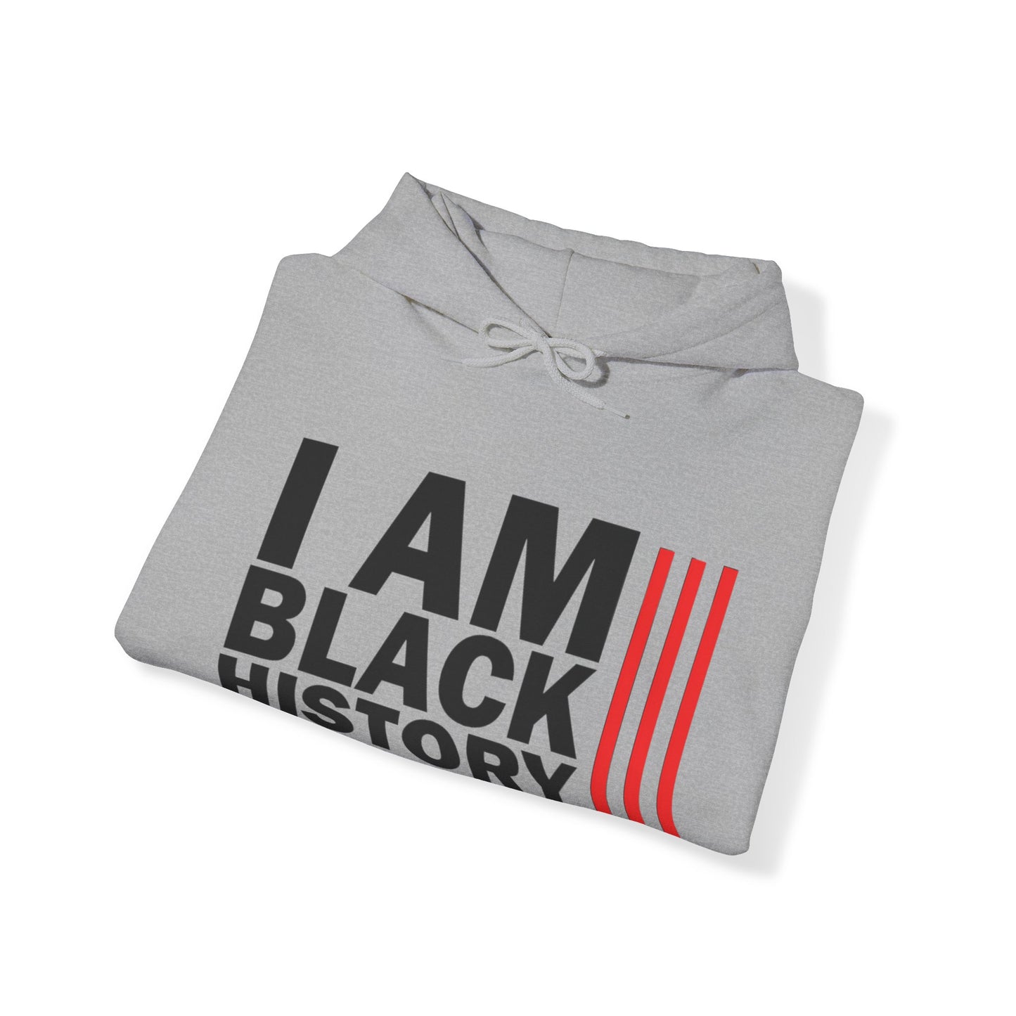 Chefao I Am Black History I, Unisex Heavy Blend Hooded Sweatshirt