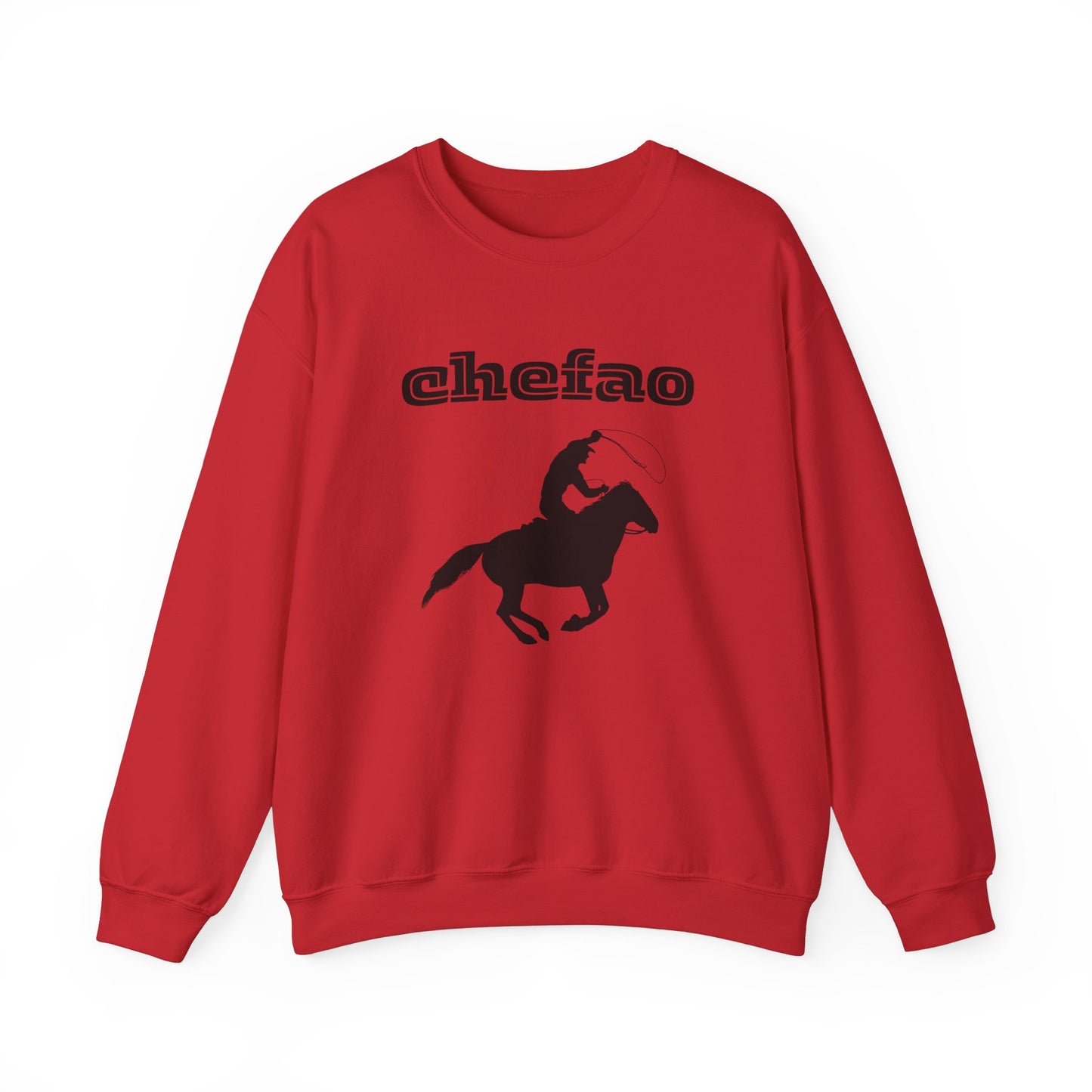 Chefao Cowboy III, Unisex Heavy Blend Crewneck Sweatshirt