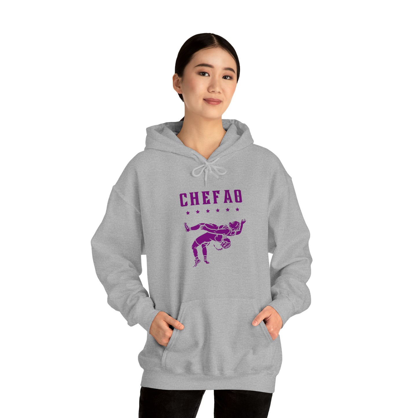 Chefao Wrestling VIII, Unisex Heavy Blend Hooded Sweatshirt