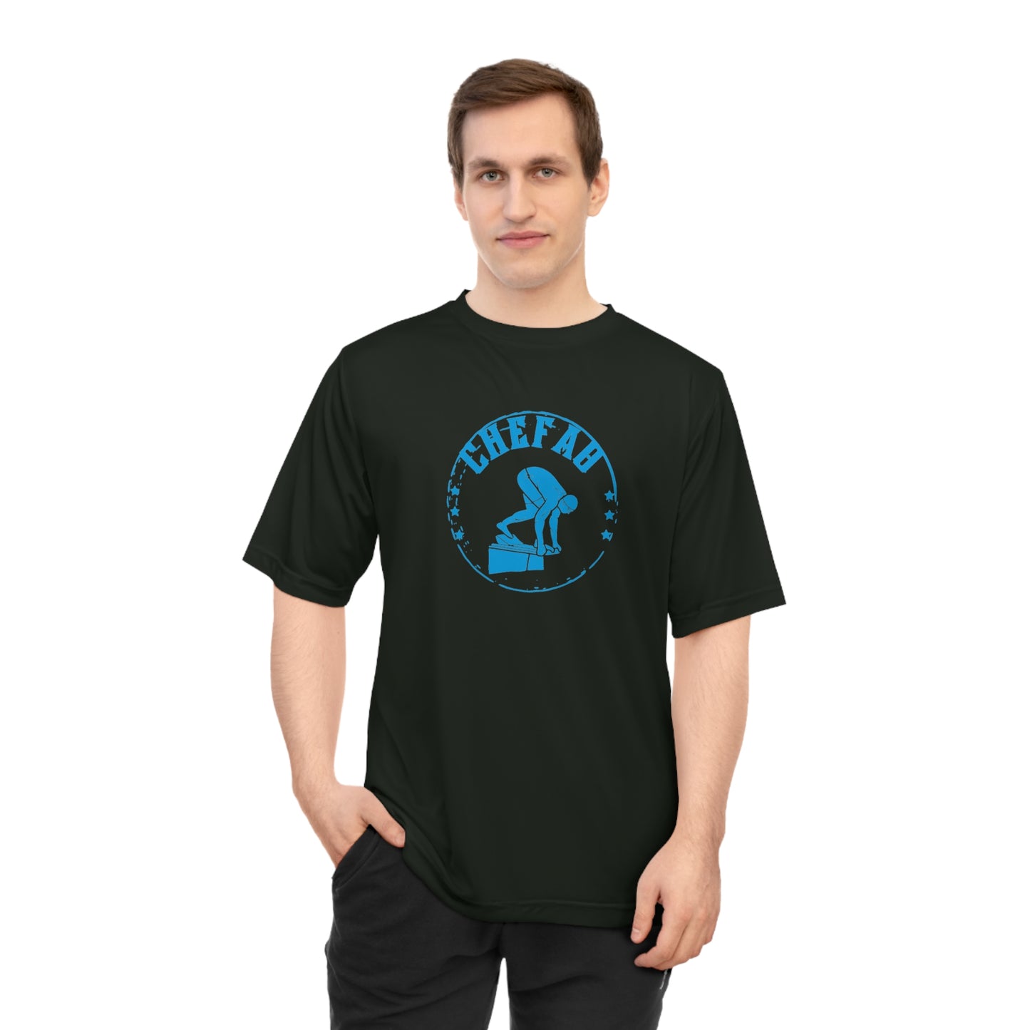 Chefao Swimmer I, Unisex Zone Performance T-shirt