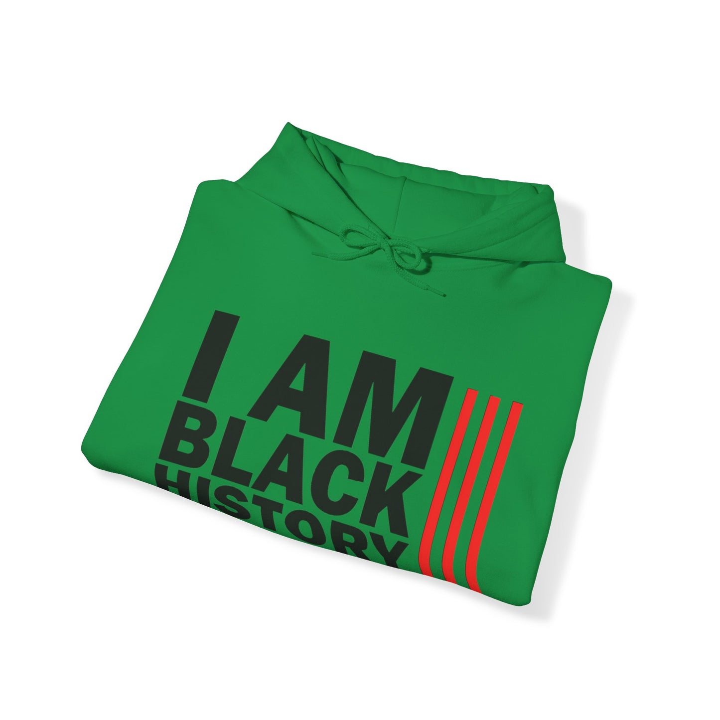 Chefao I Am Black History I, Unisex Heavy Blend Hooded Sweatshirt