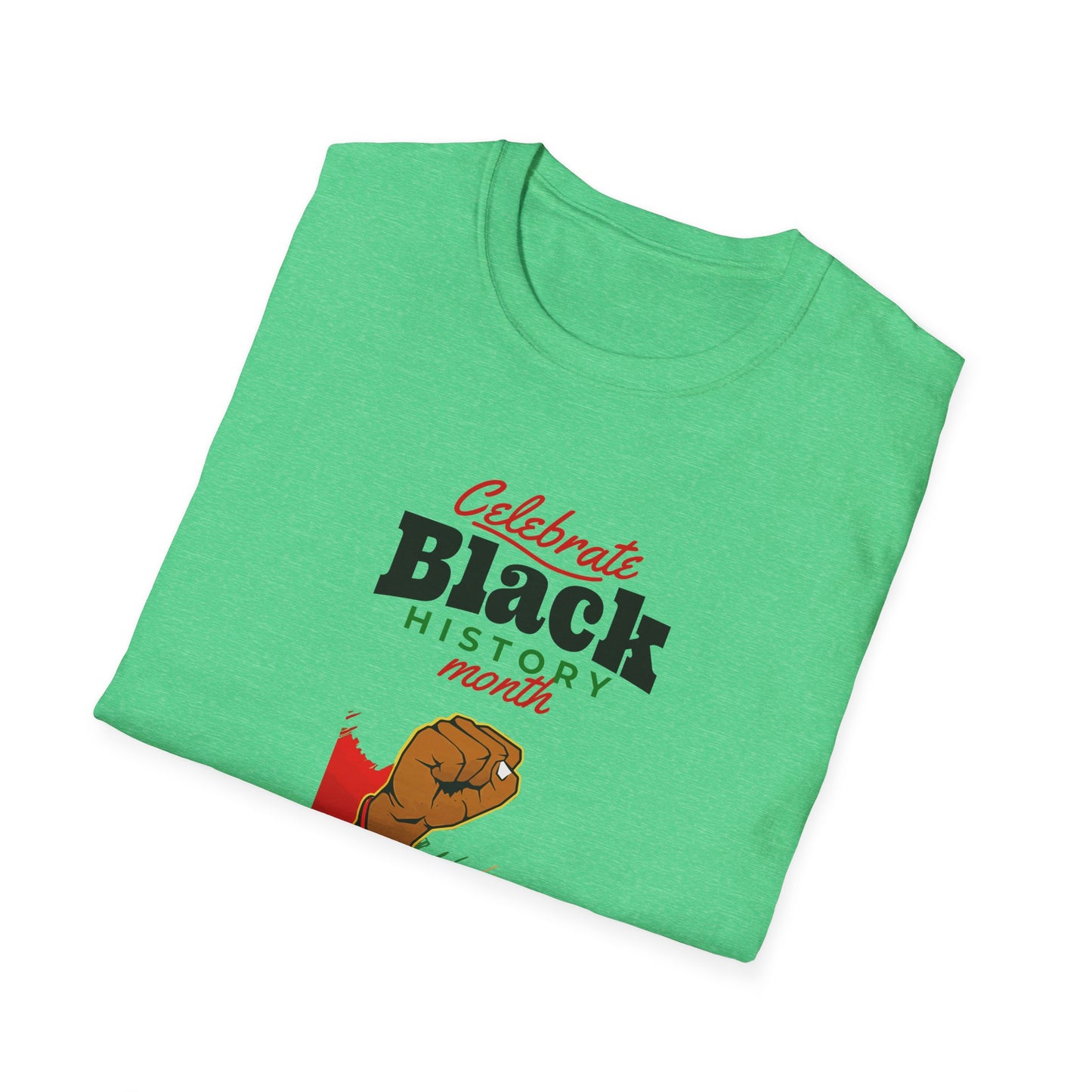 Celebrate Black History Month I, Unisex Softstyle T-Shirt