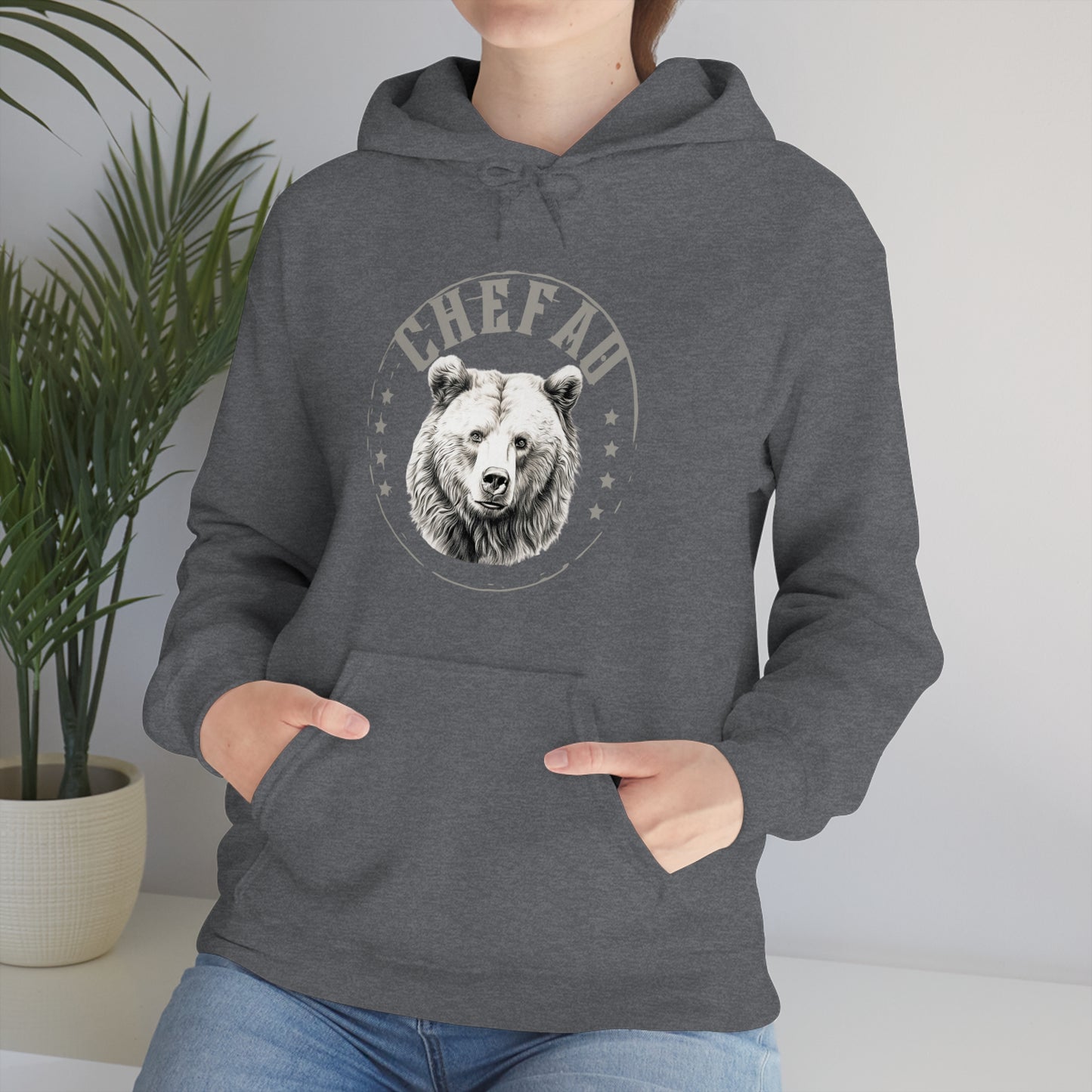 Chefao Bear I, Unisex Heavy Blend Hooded Sweatshirt