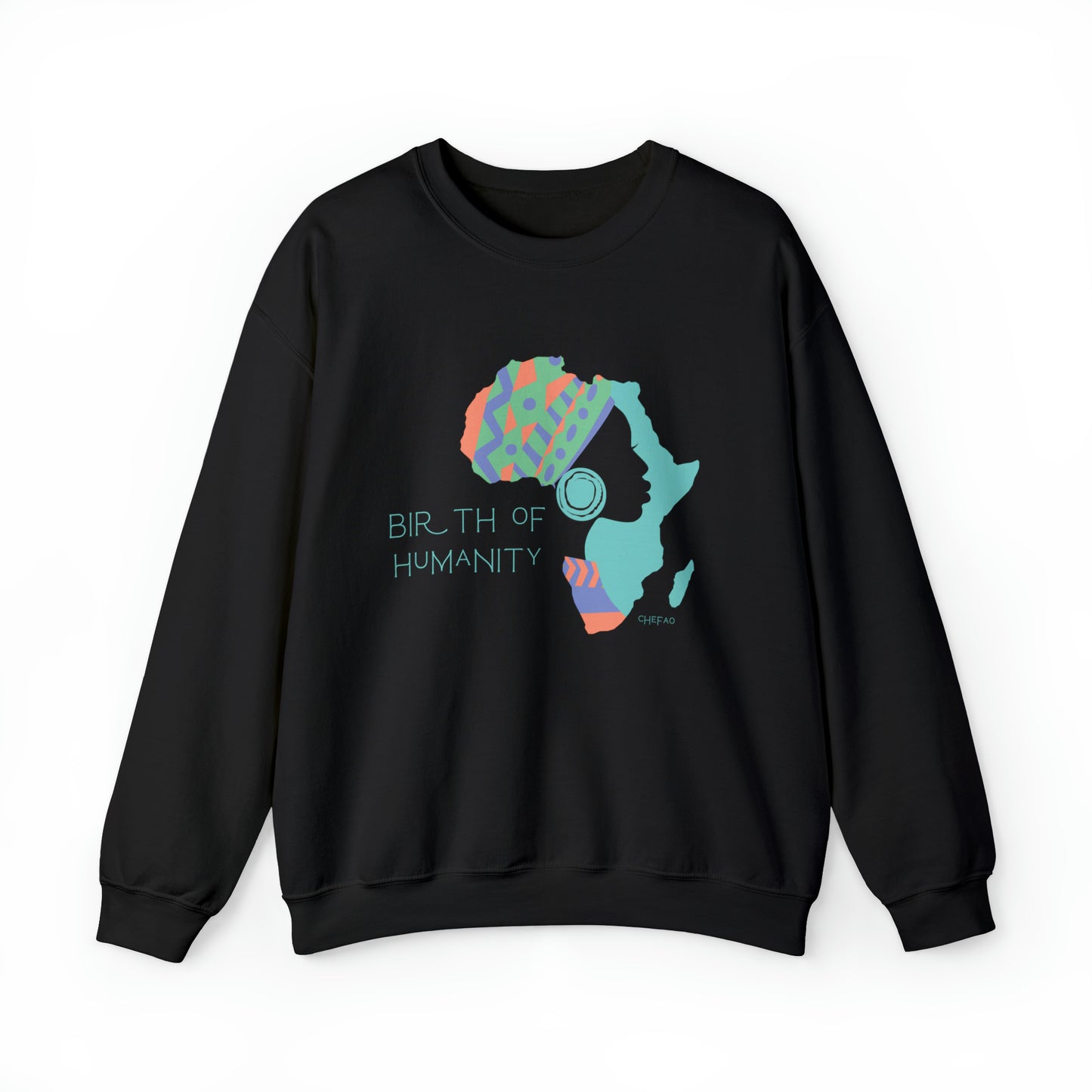 Birth of Humanity™ II, Unisex Heavy Blend™ Crewneck Sweatshirt