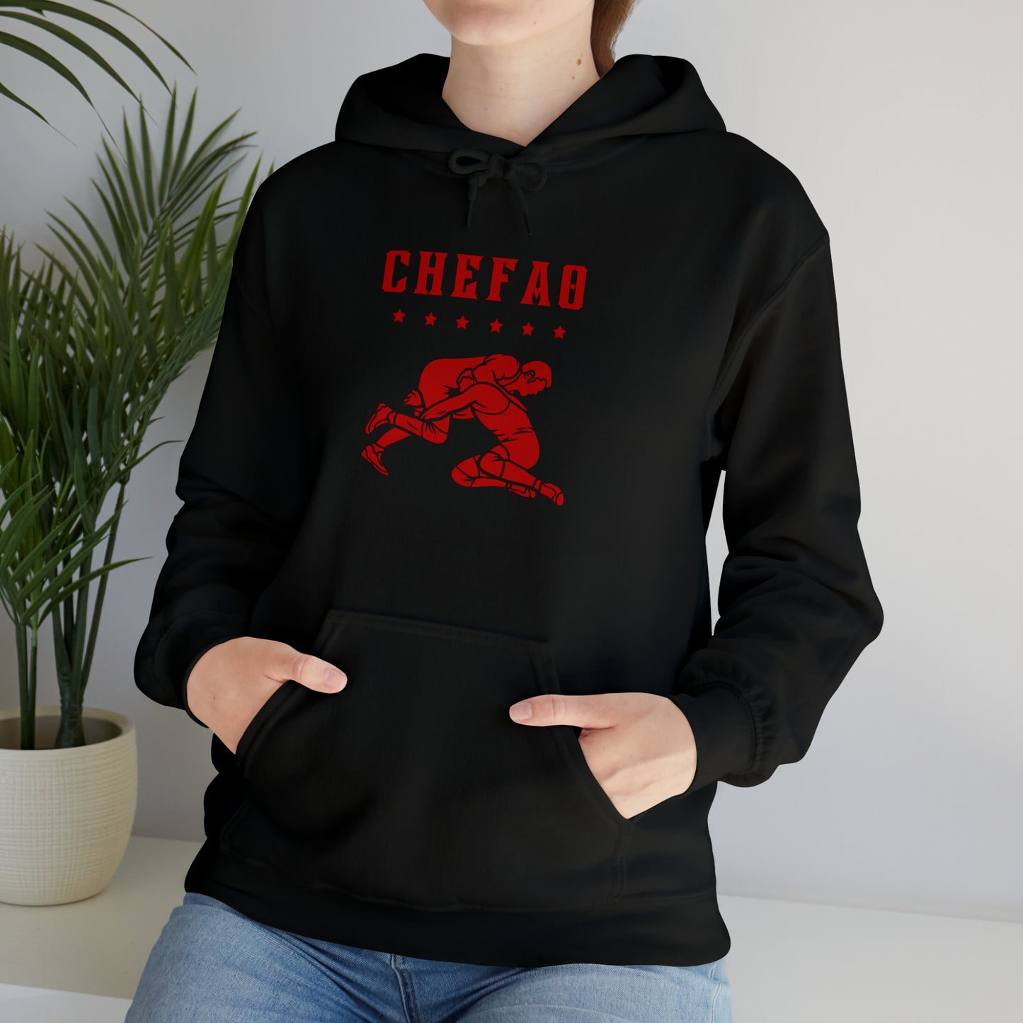 Chefao Wrestling V, Unisex Heavy Blend Hooded Sweatshirt