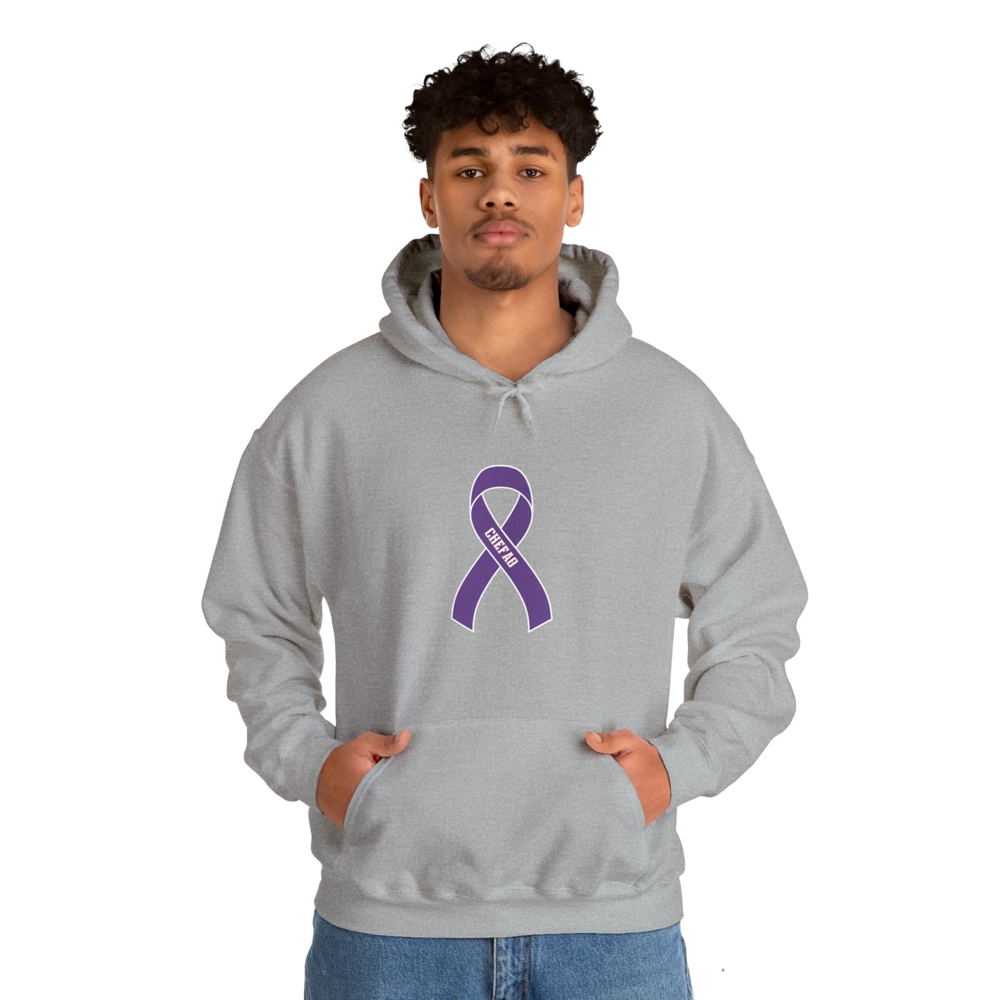 Chefao Cancer Awareness I, Unisex Heavy Blend™ Hooded Sweatshirt