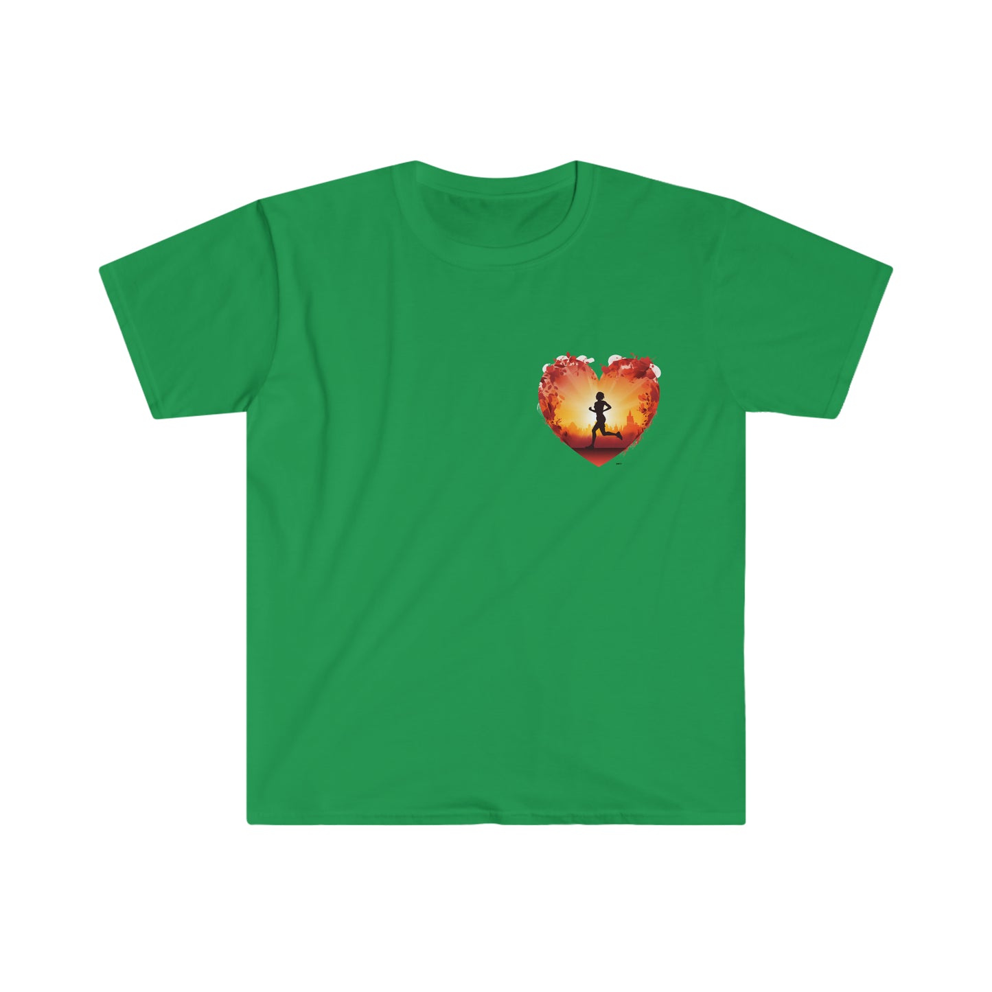 Runner at Heart, Unisex Softstyle T-Shirt