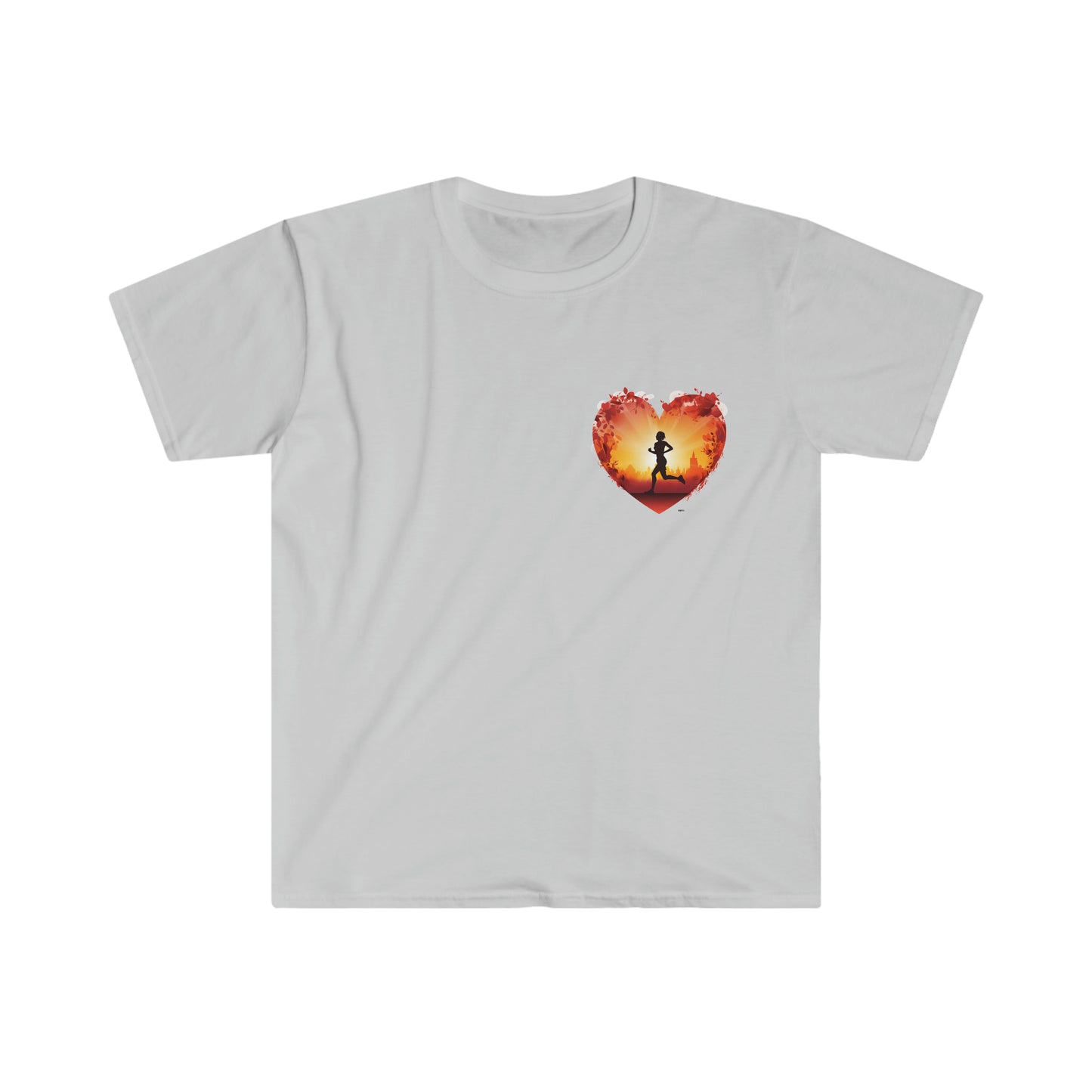 Runner at Heart, Unisex Softstyle T-Shirt