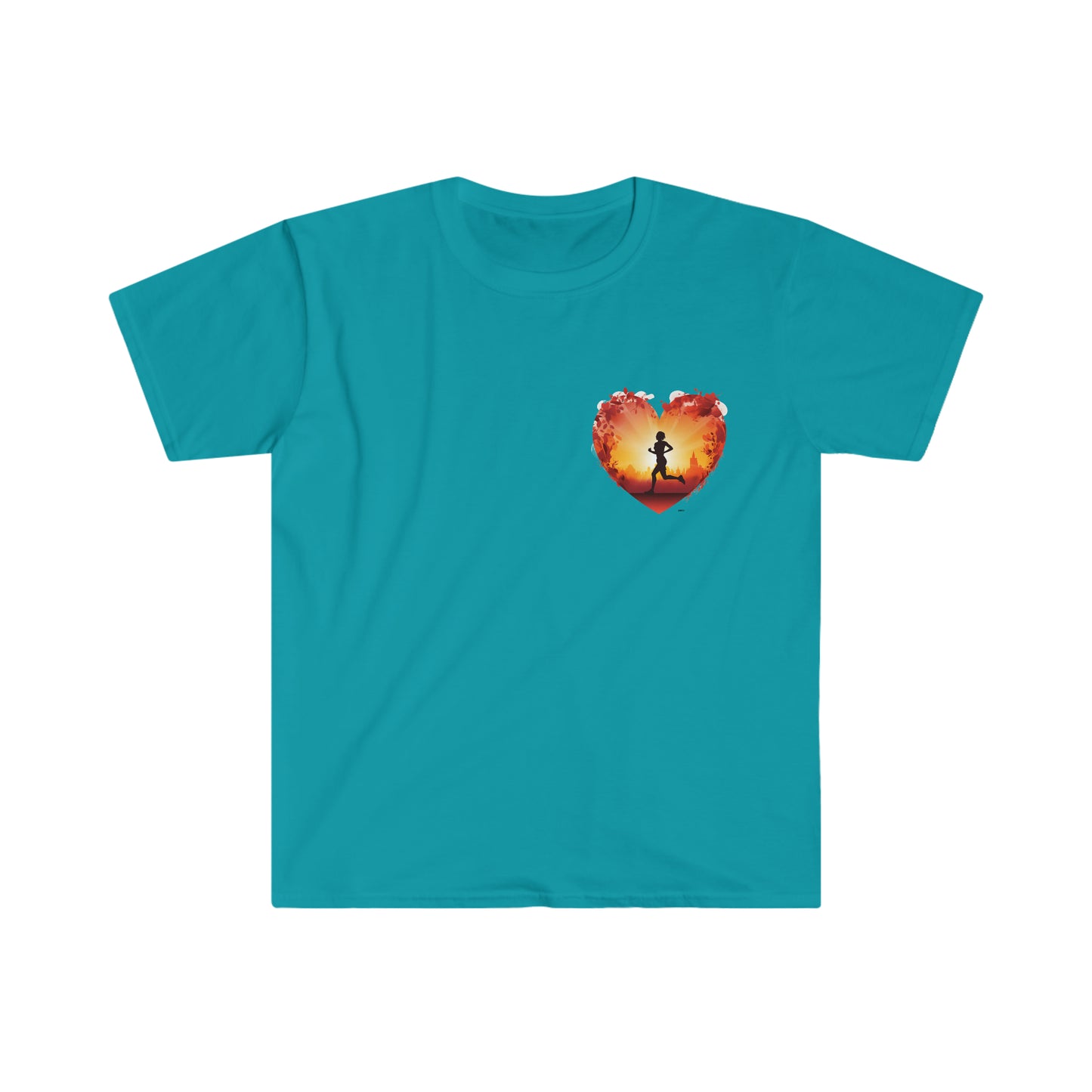 Runner at Heart, Unisex Softstyle T-Shirt