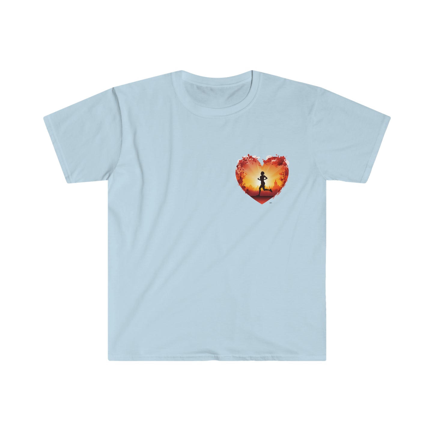 Runner at Heart, Unisex Softstyle T-Shirt