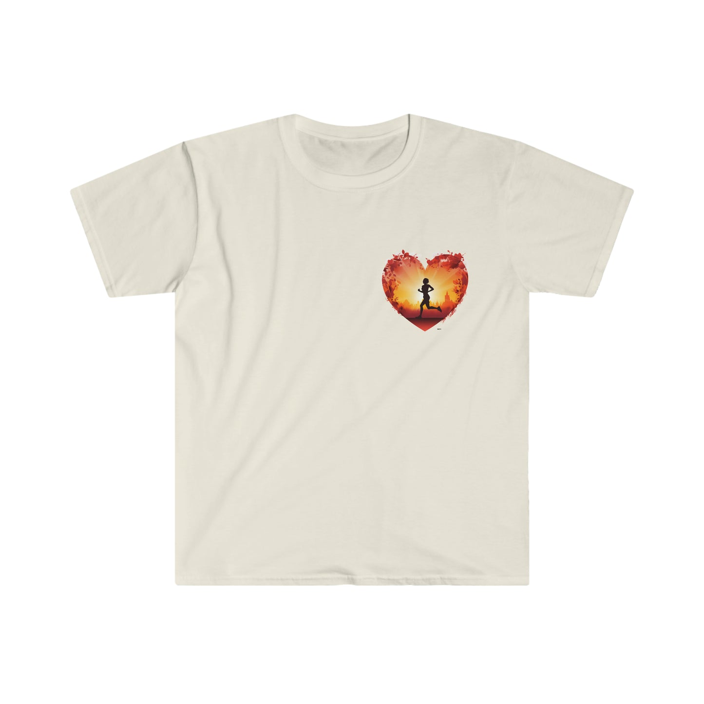 Runner at Heart, Unisex Softstyle T-Shirt