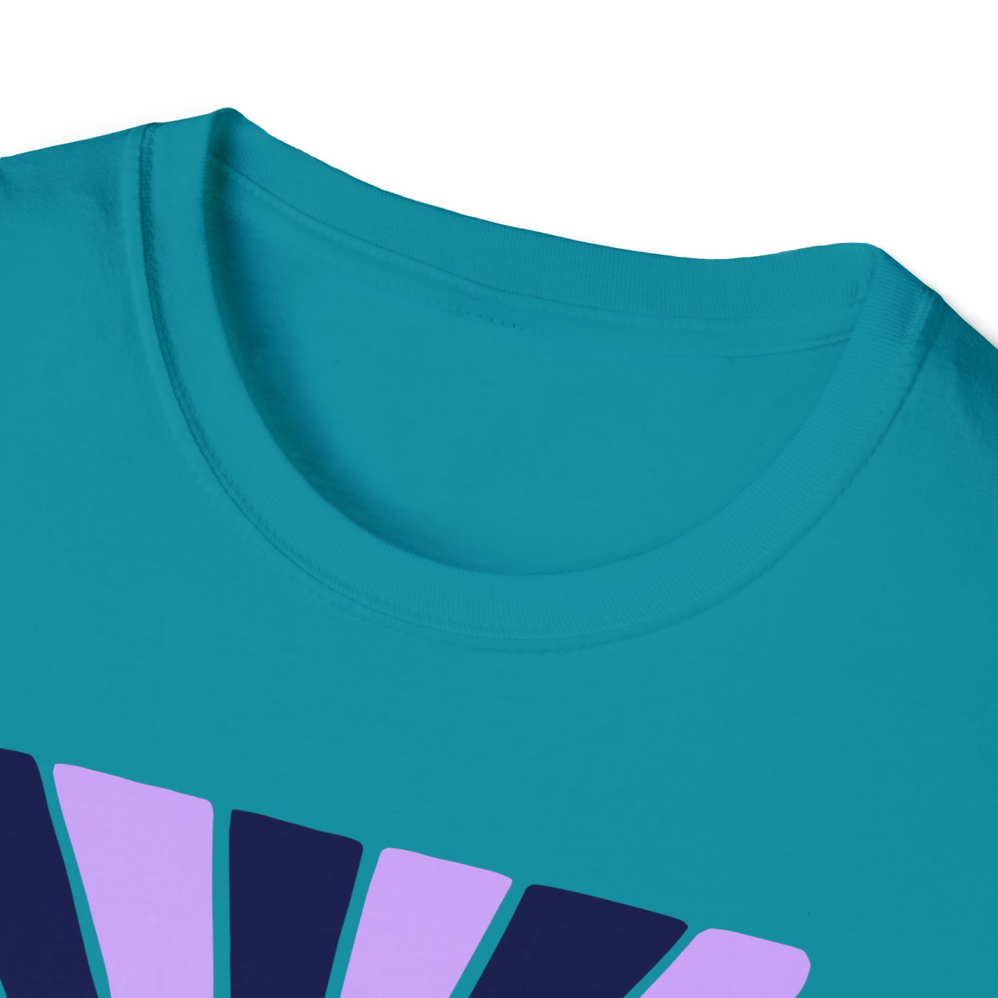 Easy Like Sunday Morning Purple, Unisex Softstyle T-Shirt