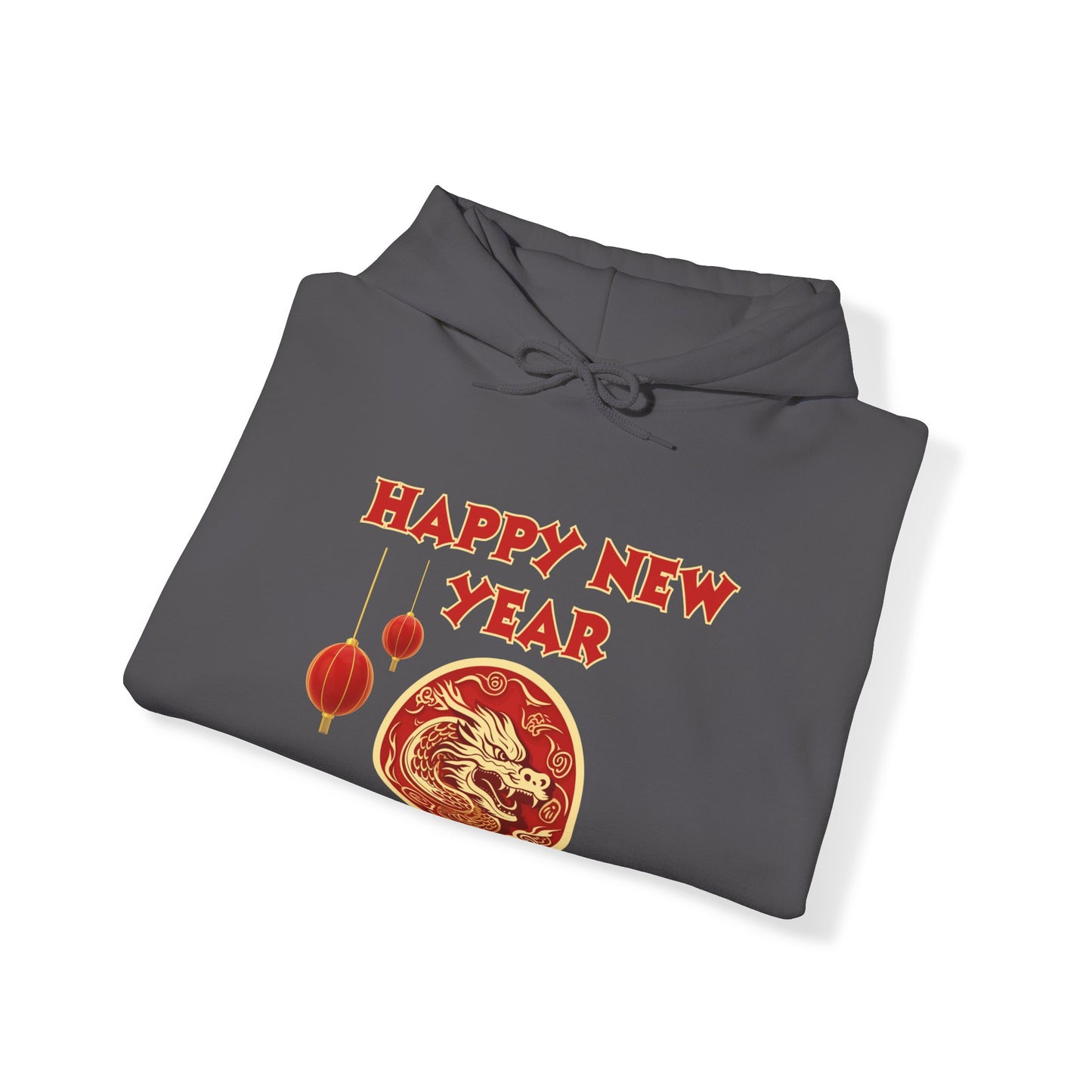 Year of the Dragon 2024, Unisex Heavy Blend Hooded Sweatshirt