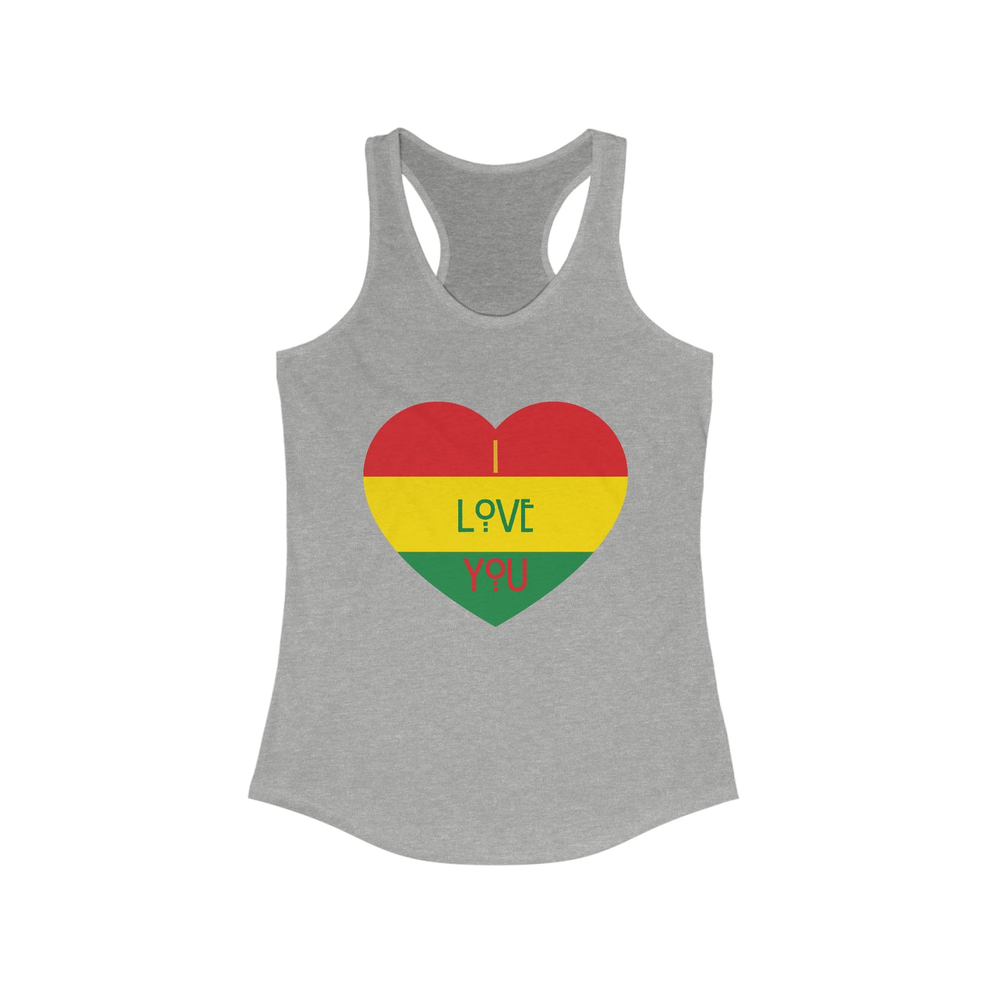 Chefao I Love You I, Women's Ideal Racerback Tank