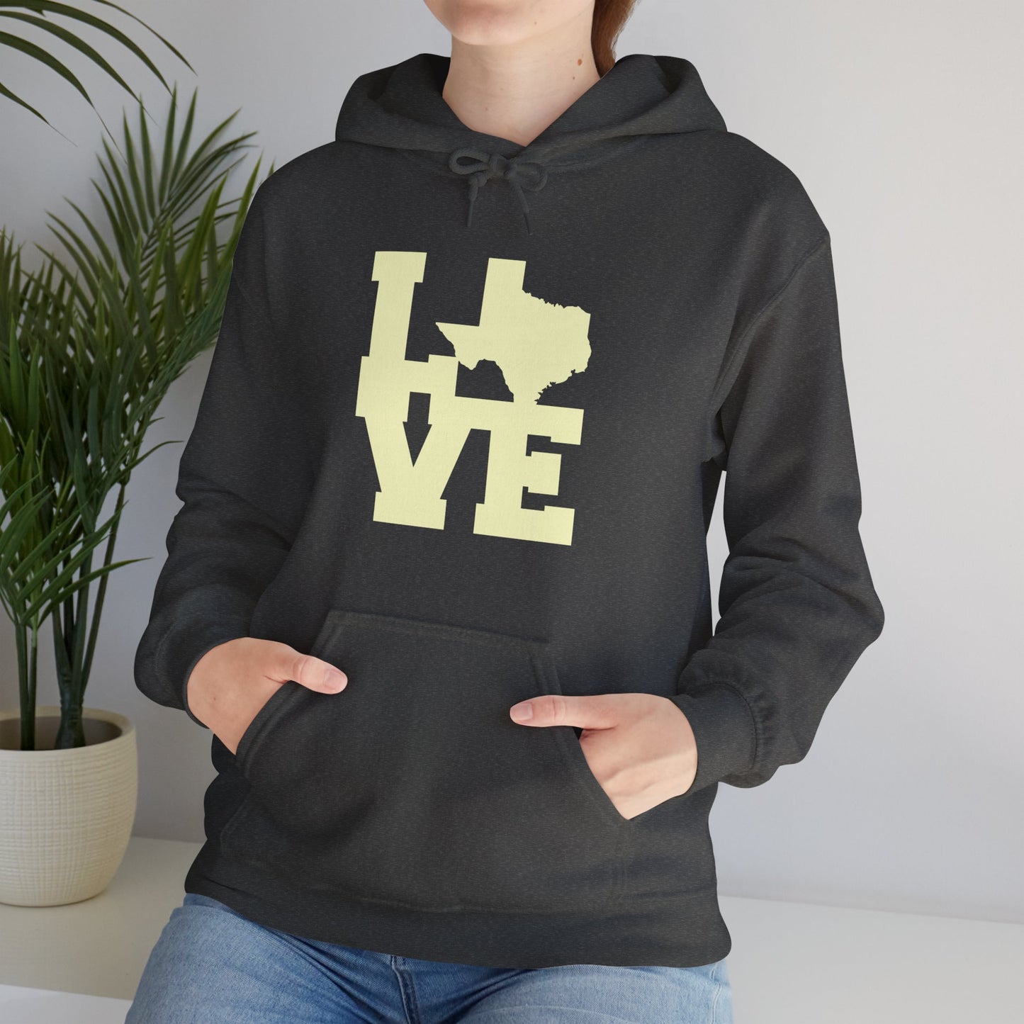 Chefao LoveTexas I, Unisex Heavy Blend Hooded Sweatshirt