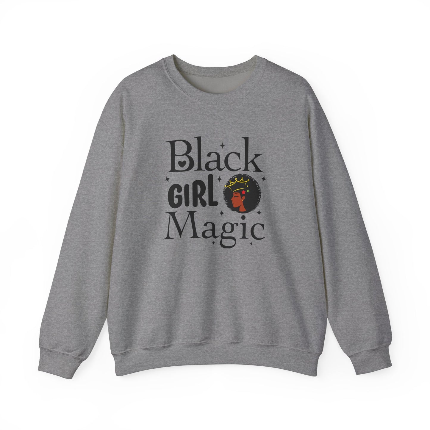 Chefao Black Girl Magic I, Unisex Heavy Blend™ Crewneck Sweatshirt