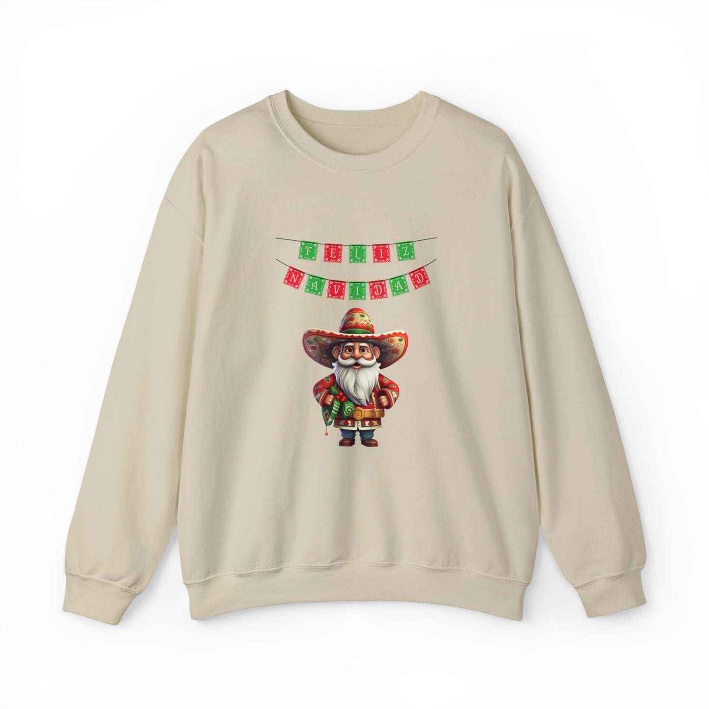 Feliz Navidad I, Unisex Heavy Blend Crewneck Sweatshirt