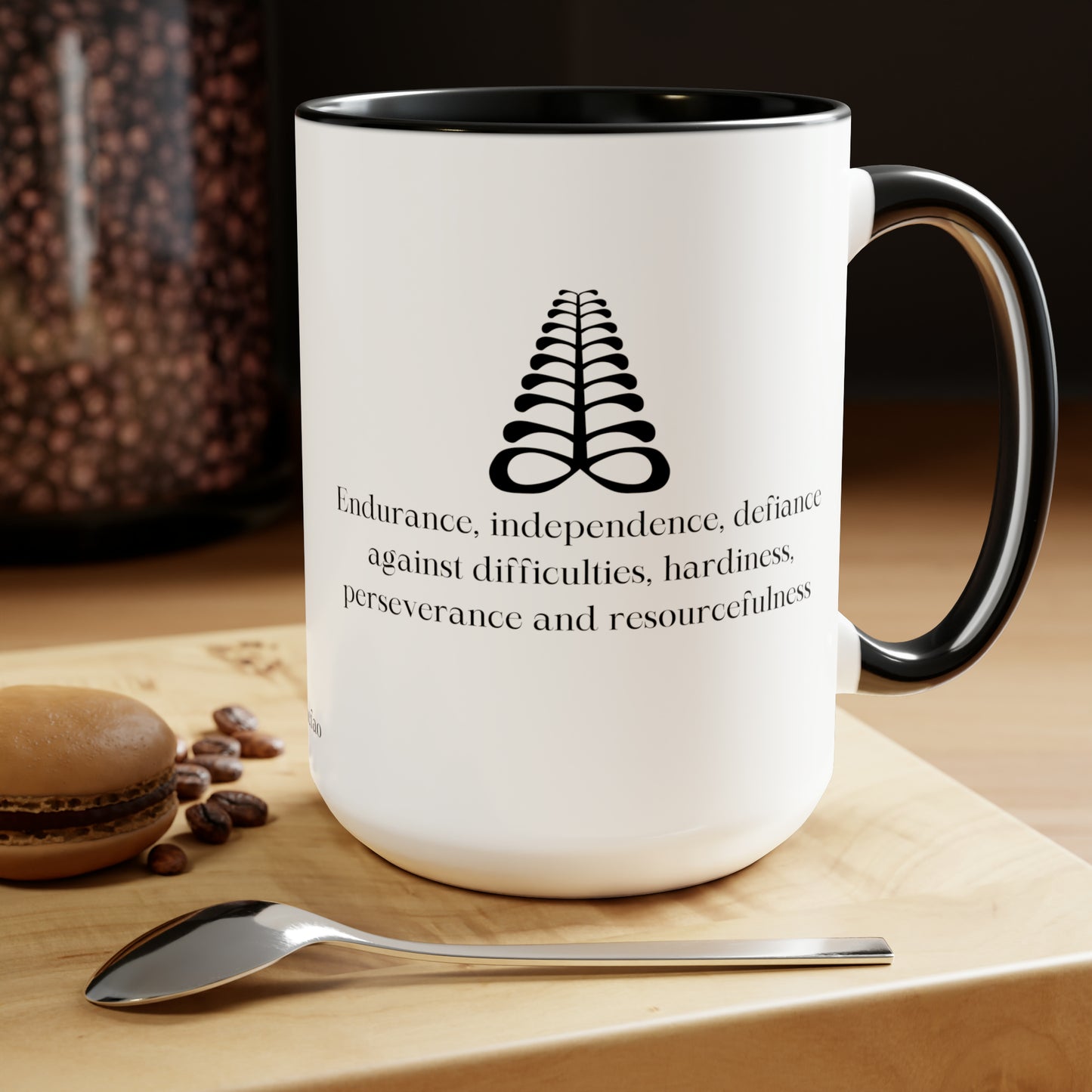 Chefao Aya I, Two-Tone Coffee Mugs, 15oz