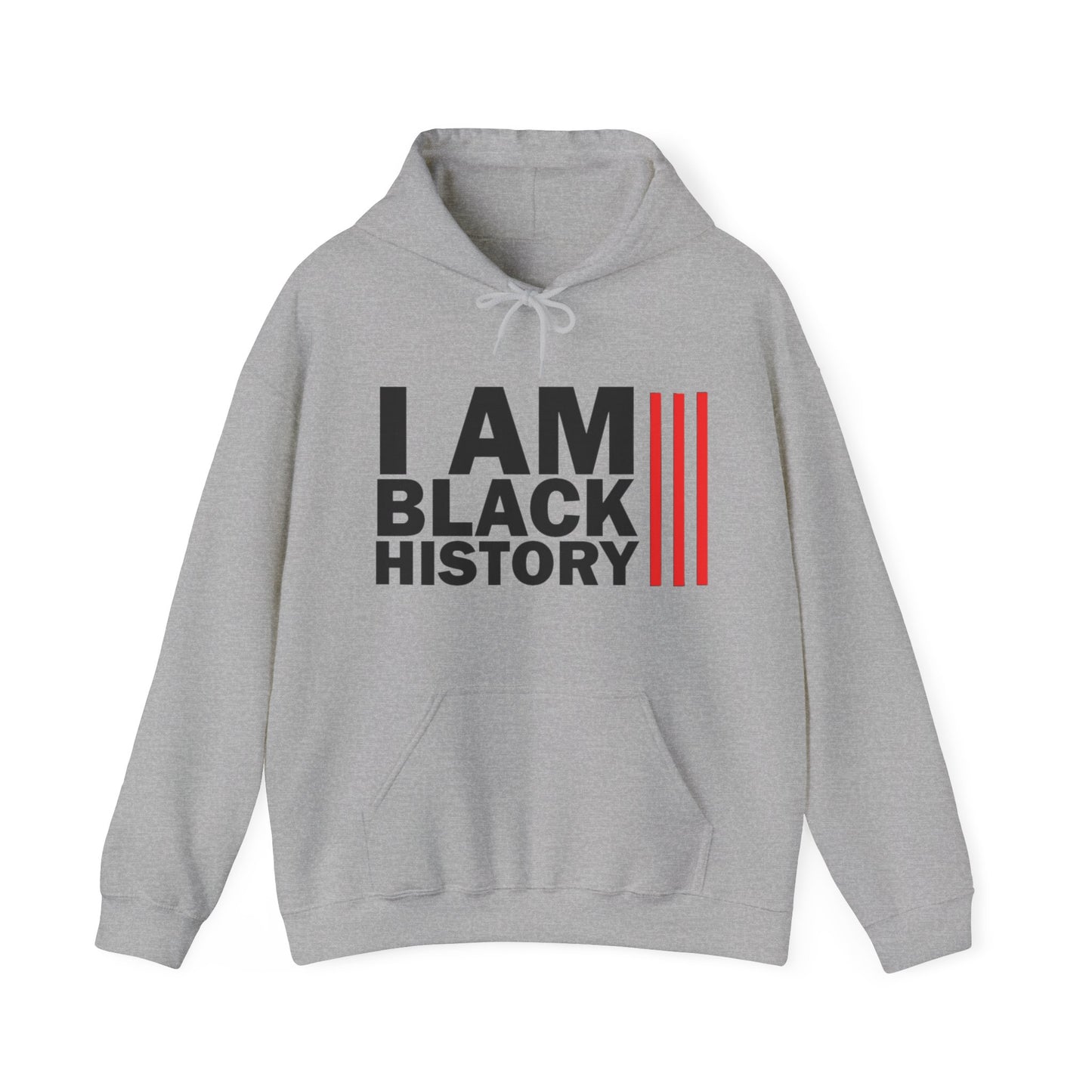 Chefao I Am Black History I, Unisex Heavy Blend Hooded Sweatshirt