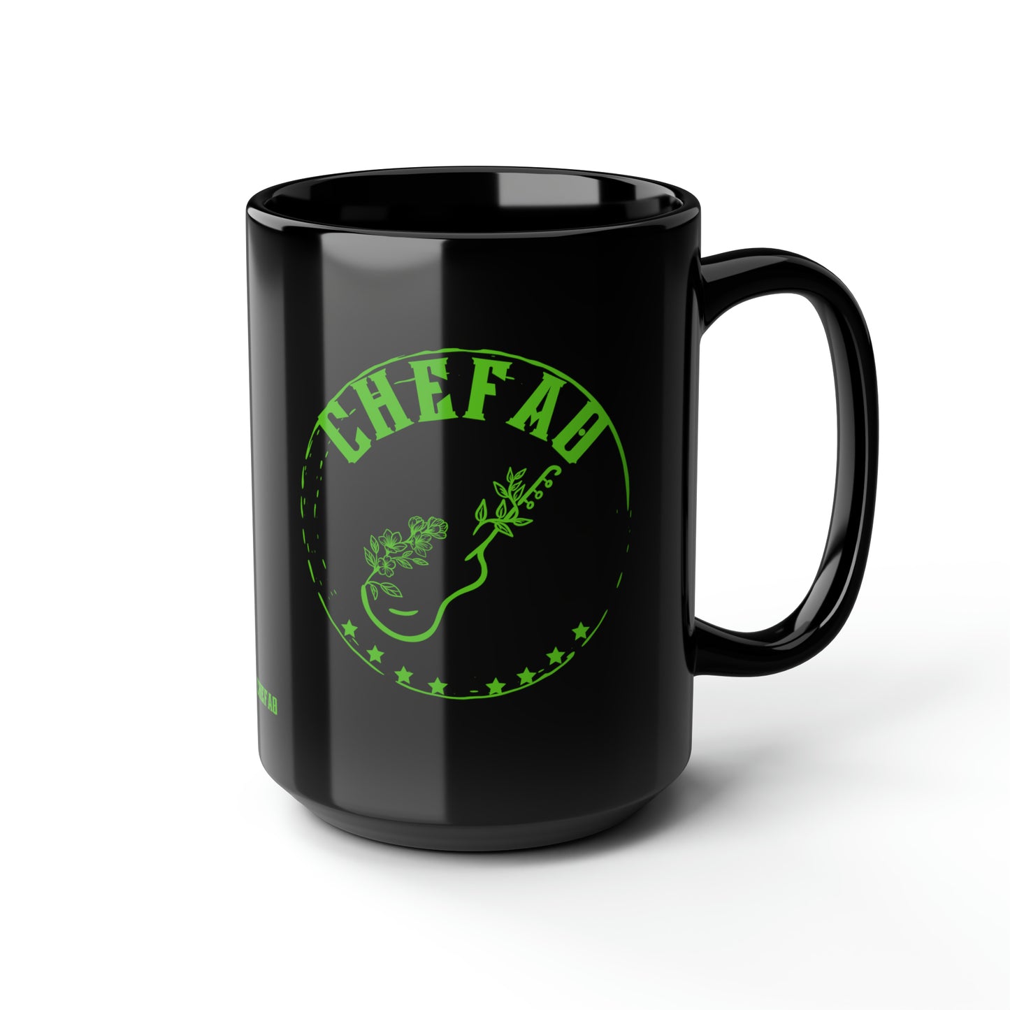 Chefao Guitar I, Black Mug, 15oz