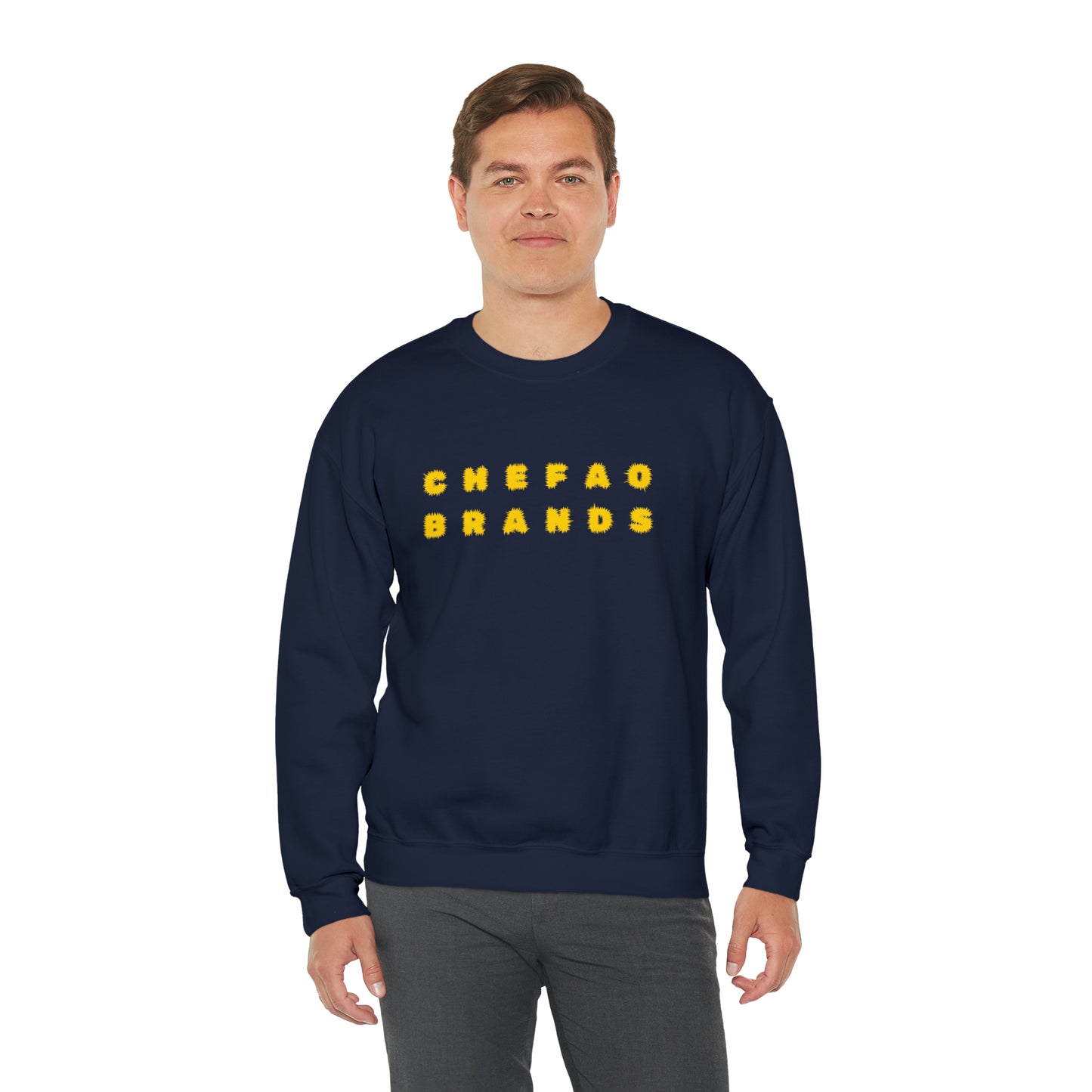 Chefao Brands V, Unisex Heavy Blend Crewneck Sweatshirt